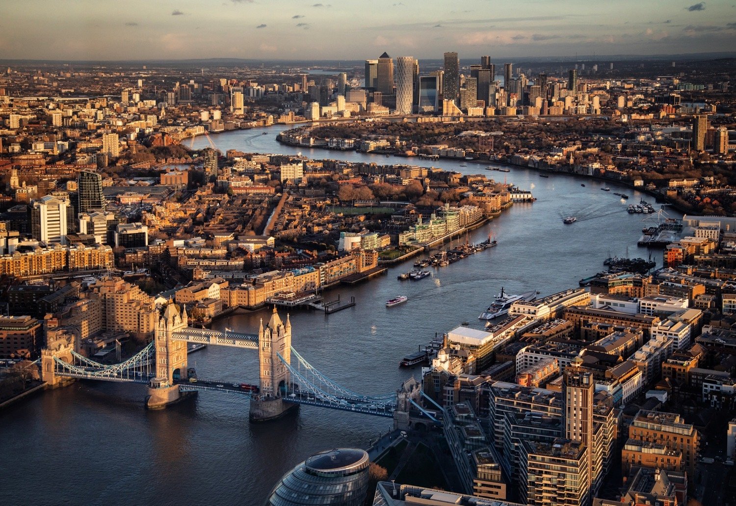 A London City Sunset