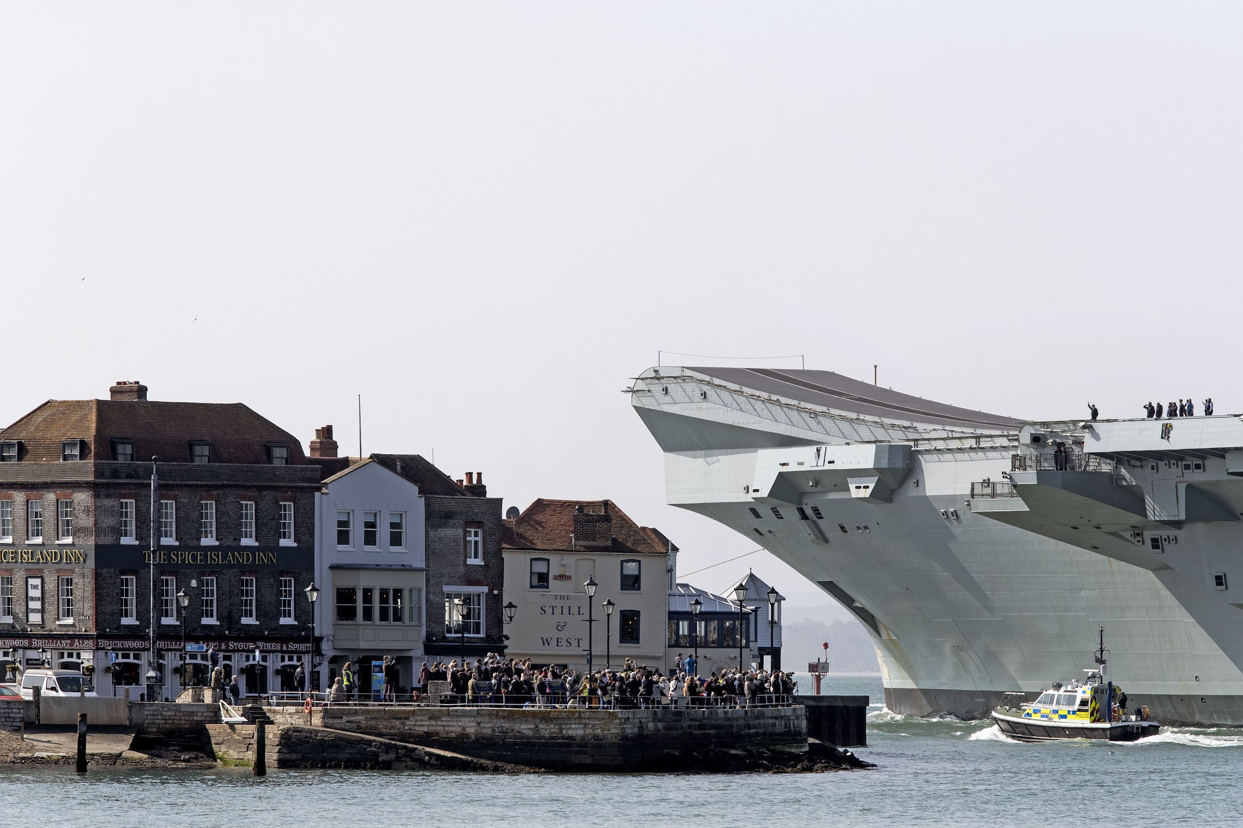 HMS Queen Elizabeth Departure