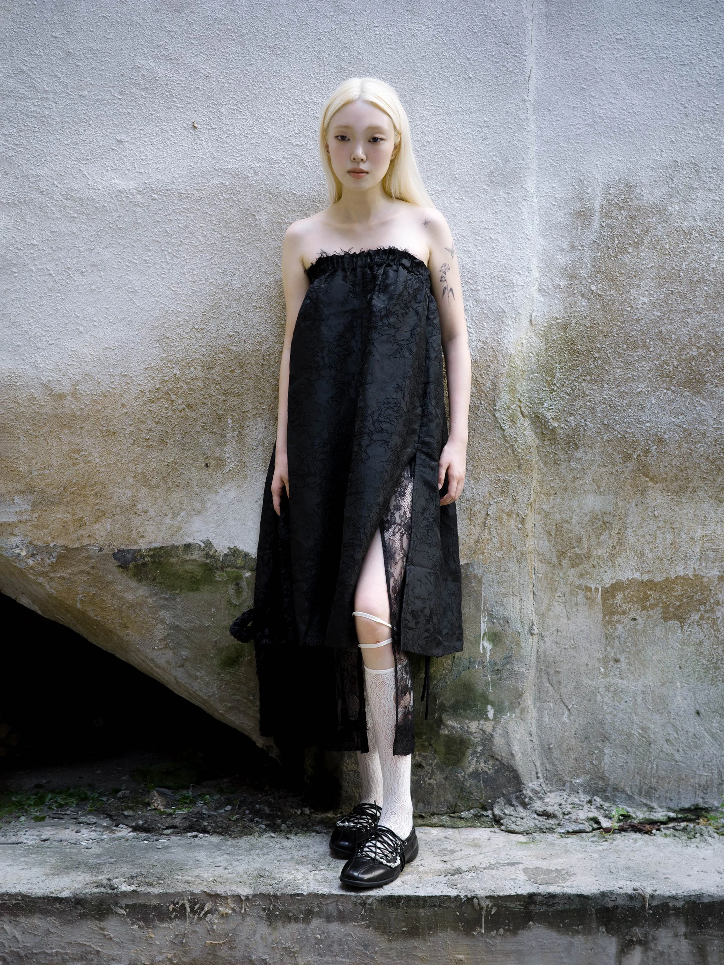 Kara A-lined Top /Skirt /Black