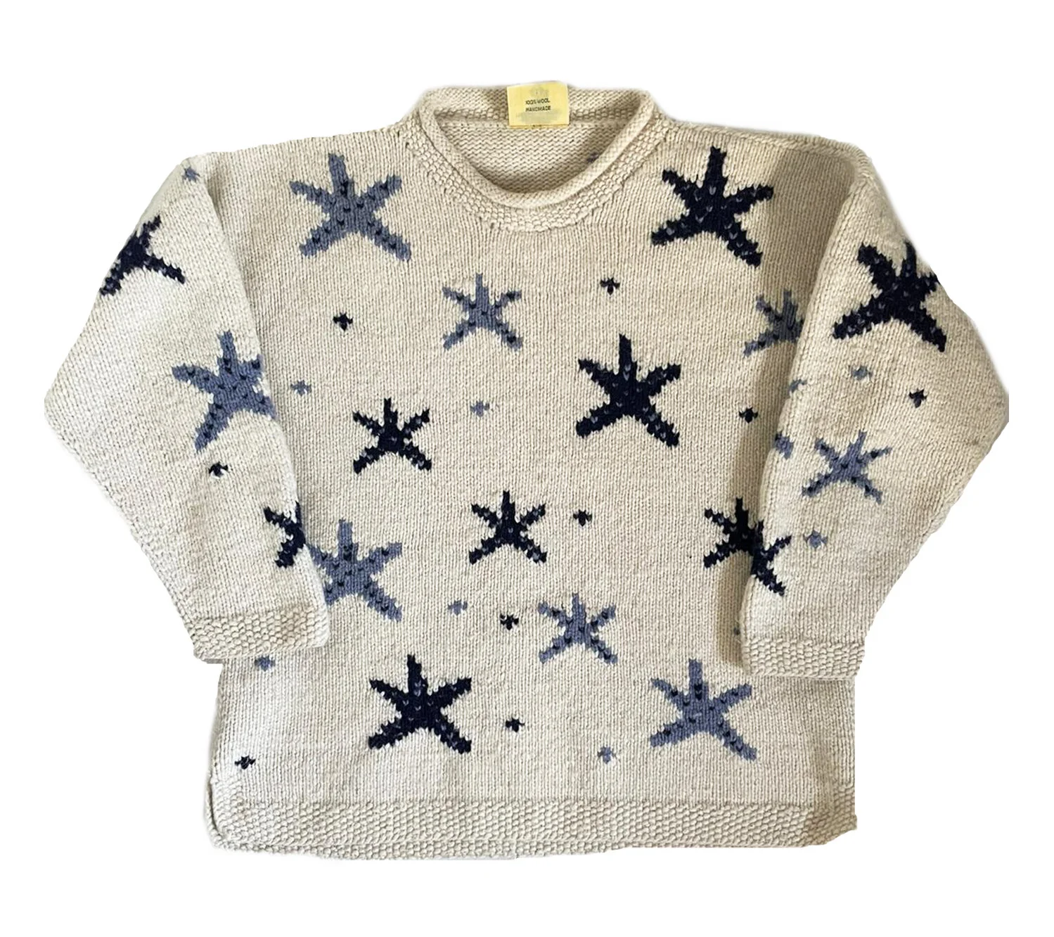 Pachamama Blue Star Fish Jumper — The Preloved Edit