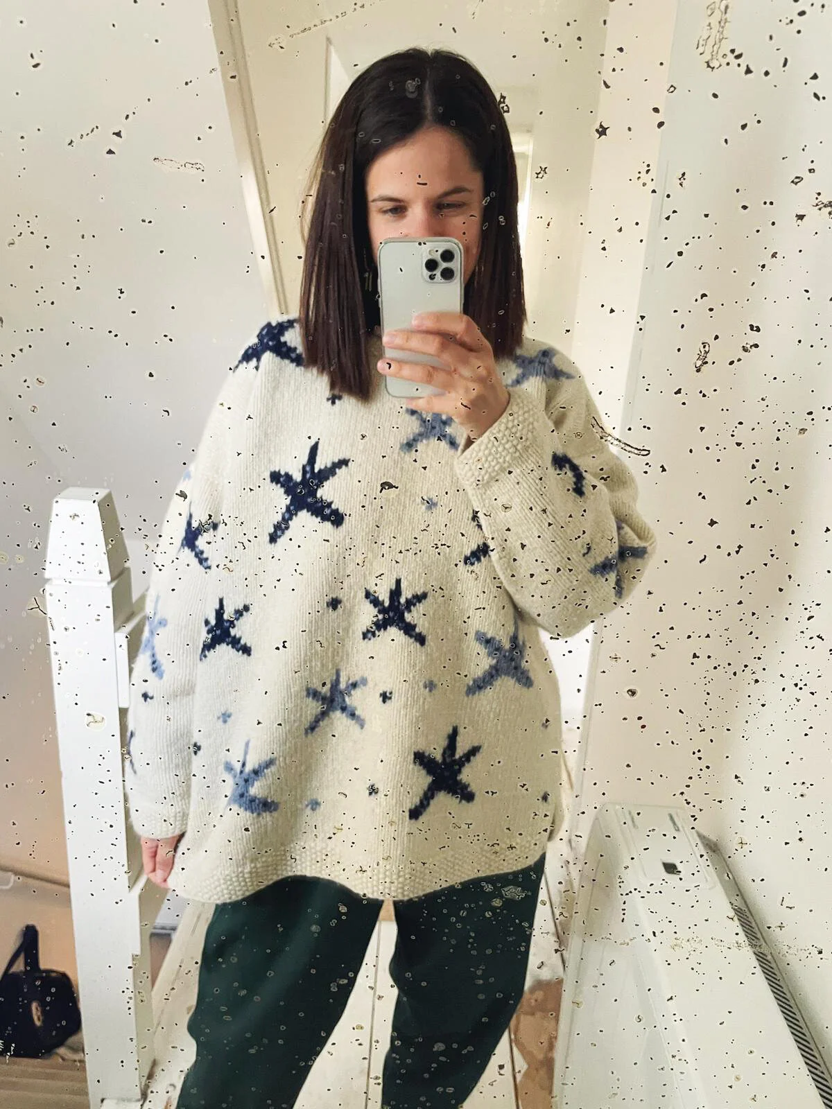 Pachamama Blue Star Fish Jumper — The Preloved Edit