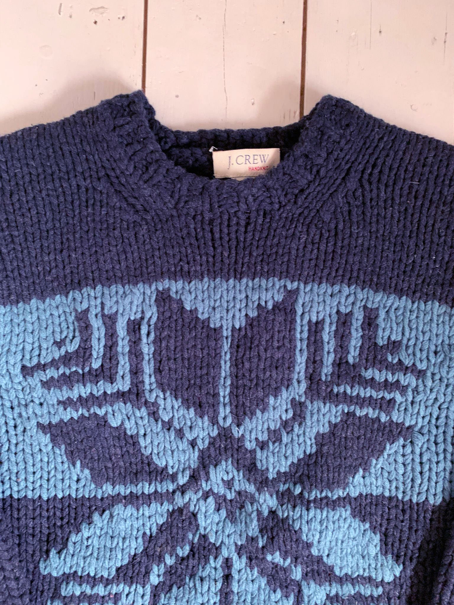 j.crew snowflake jumper