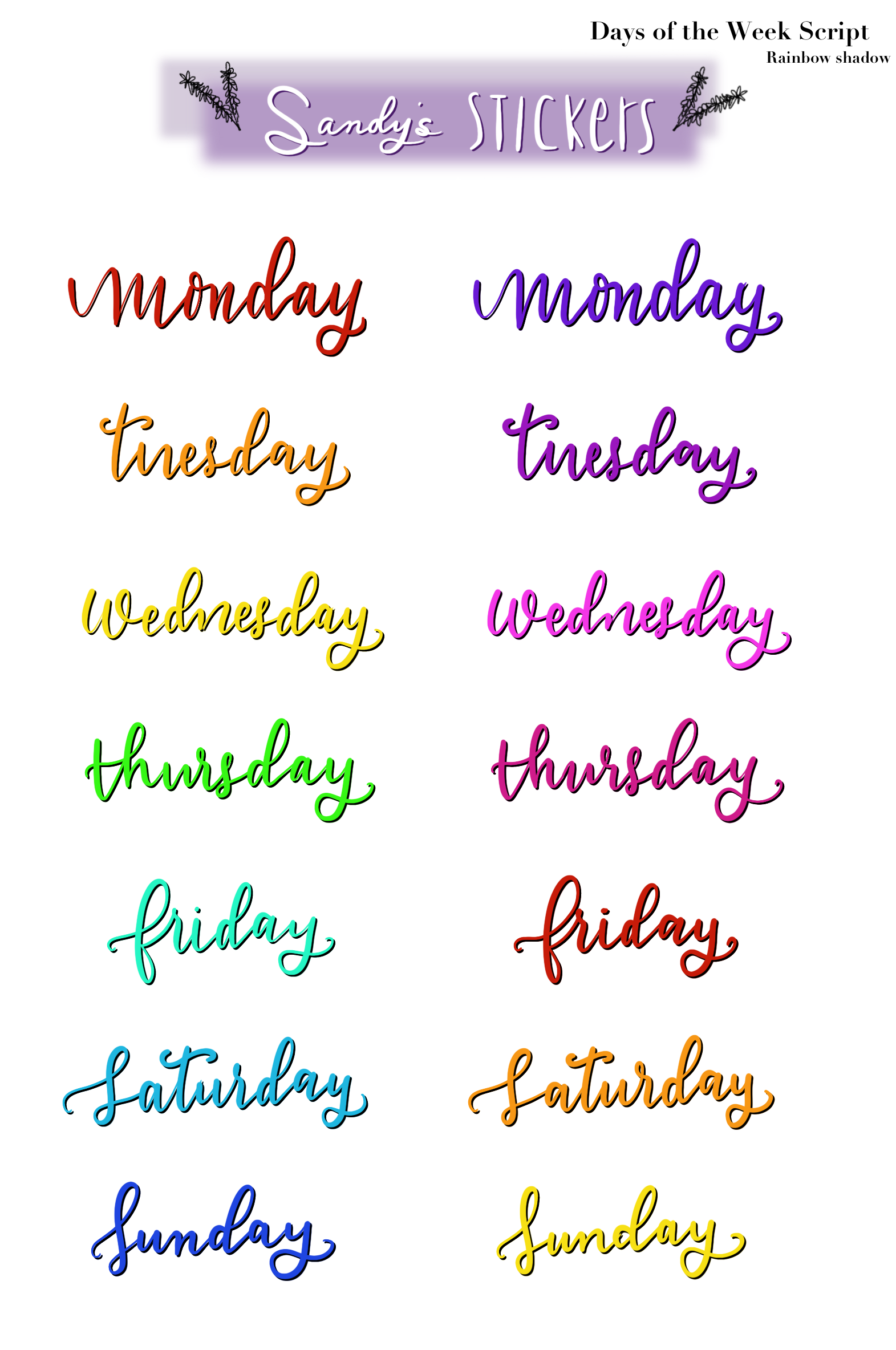 Days_Of_Week_Script_1_Rainbow_Shadow.png