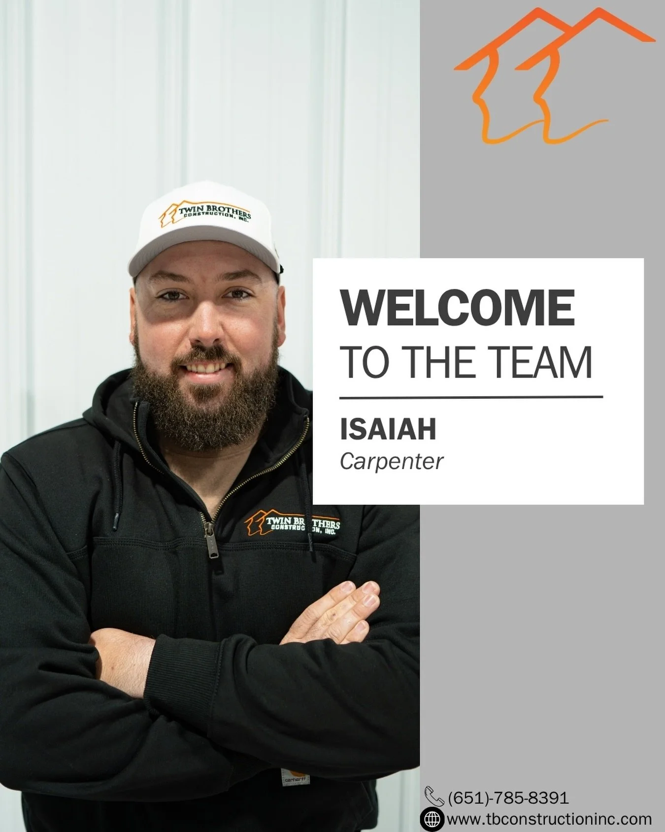 Employee spotlight 👷🏼&zwj;♂️🔦 Meet Isaiah! 
&bull;
With over 5 years of experience in the construction industry, Isaiah brings skill, dedication, and pride to every project he takes on. Over the past year, he&rsquo;s specialized in building high-q