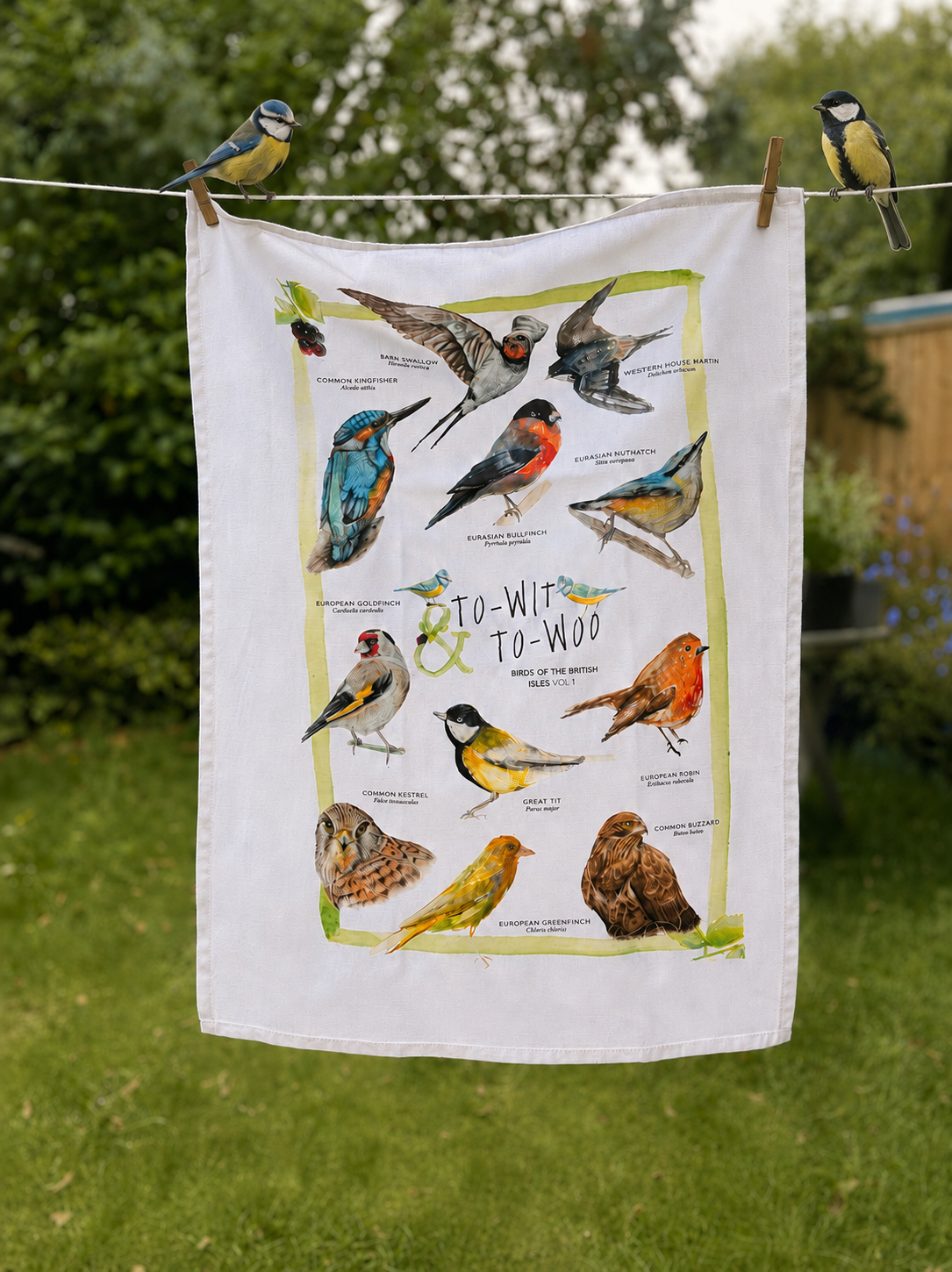 To- Wit & To-Woo Tea Towel
