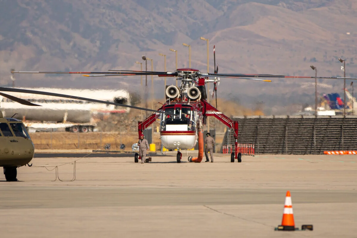 Fire Fighting Helicopter San Bernardino