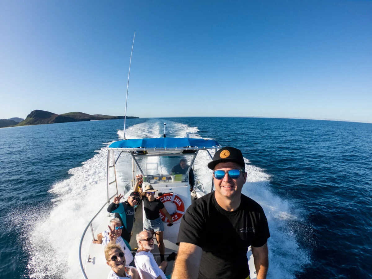 Scuba Diving Boat in La Paz, Mexico