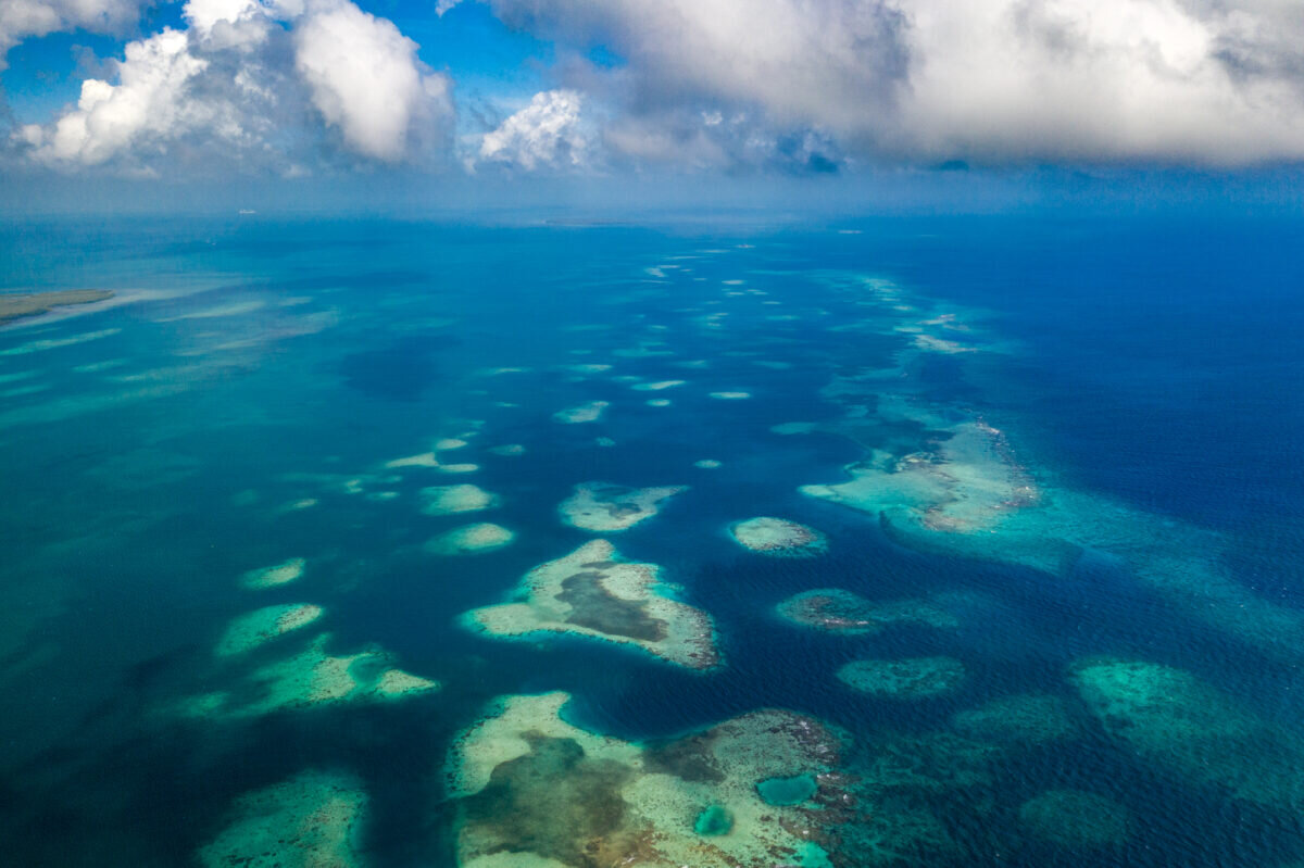 Drone Belize Reef