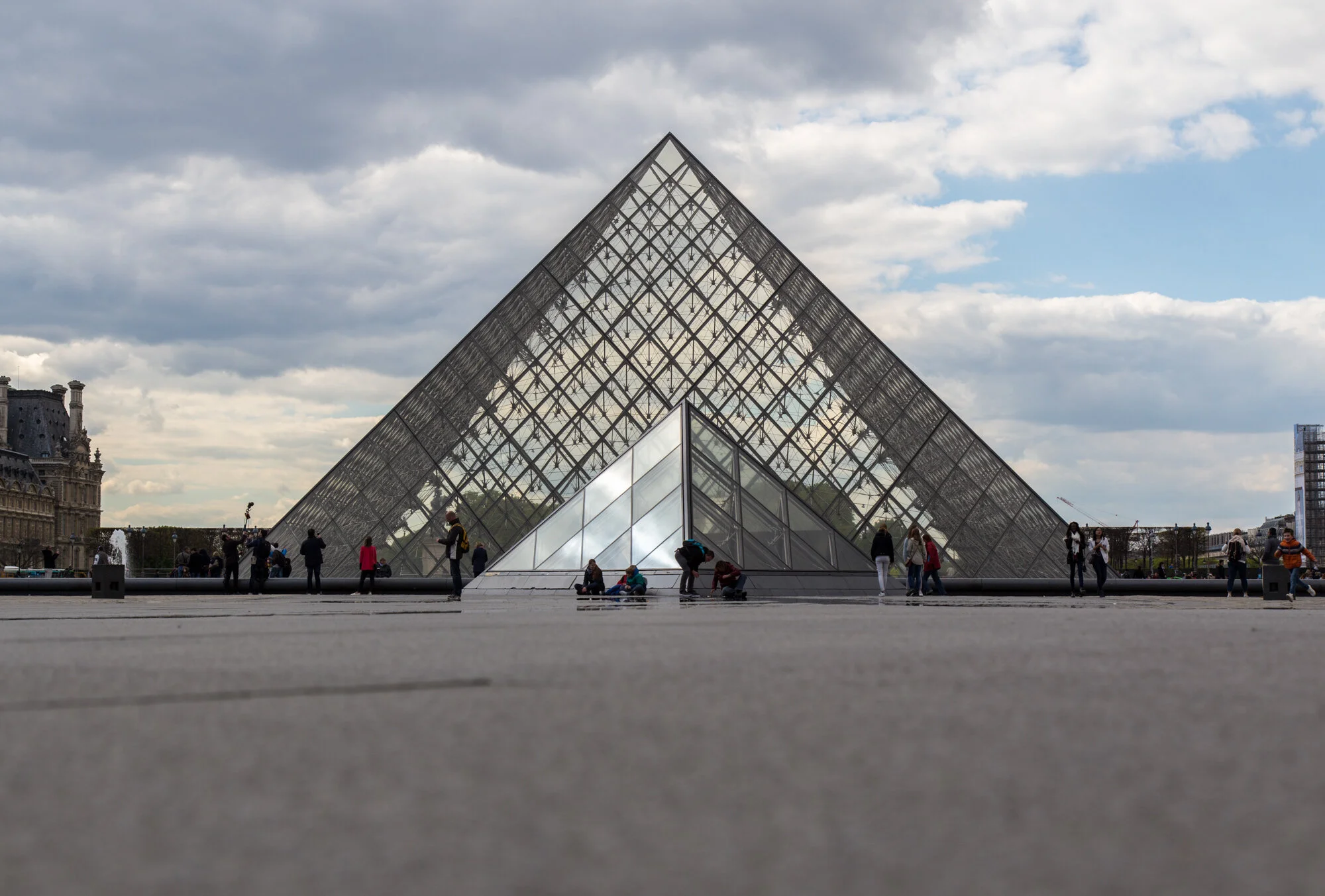 Visiting the Louvre Museum in Paris