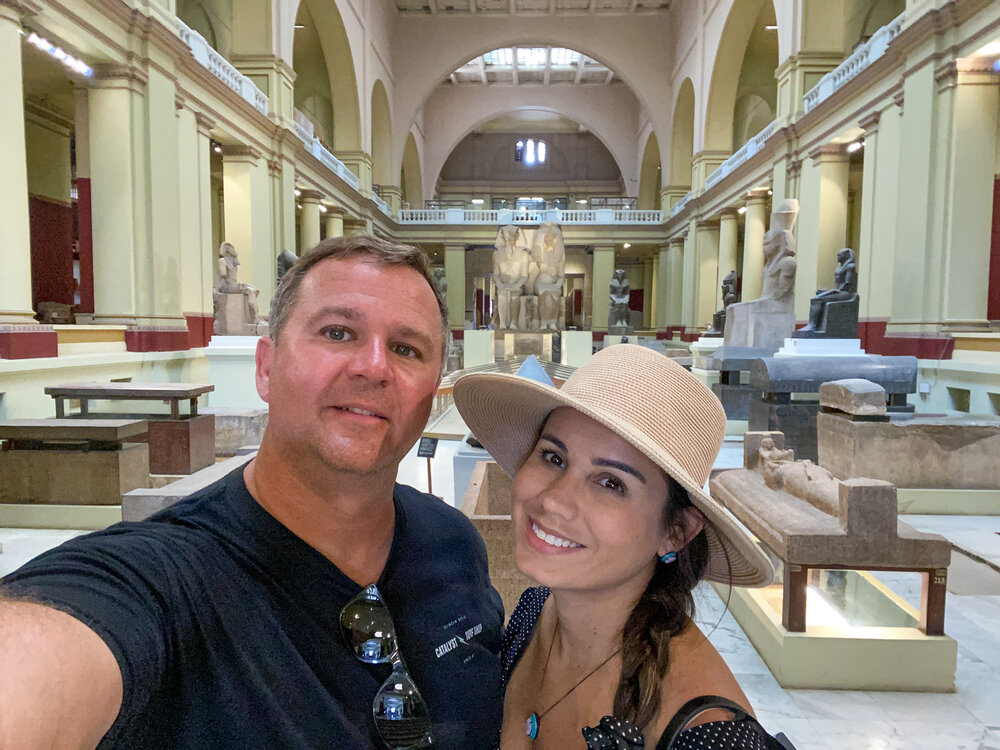 Selfie in the Old Cairo Museum