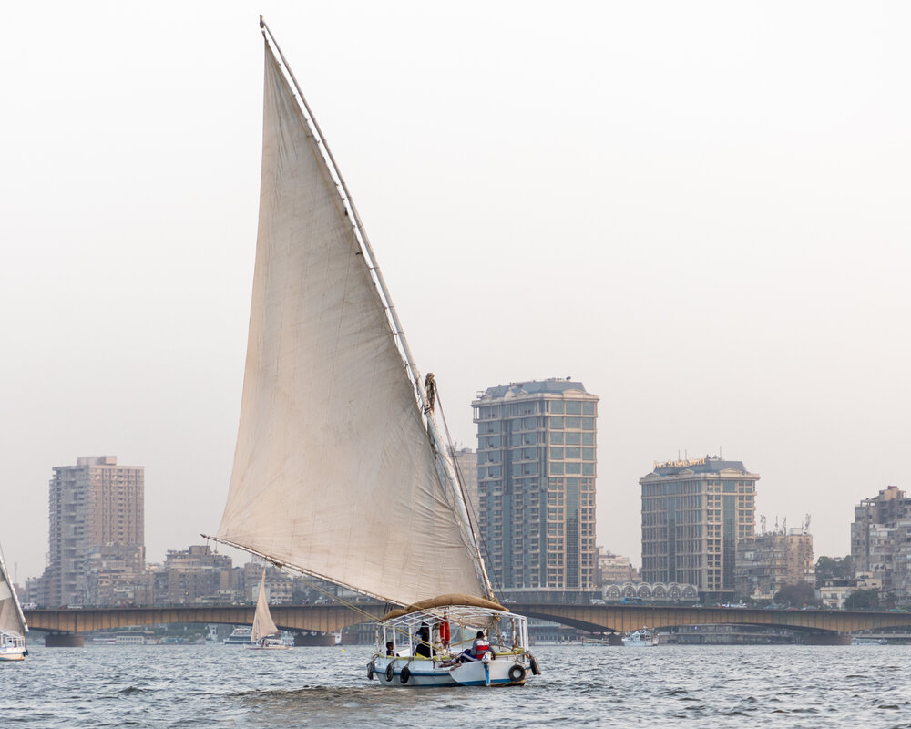 Sailing Felucca on Nile