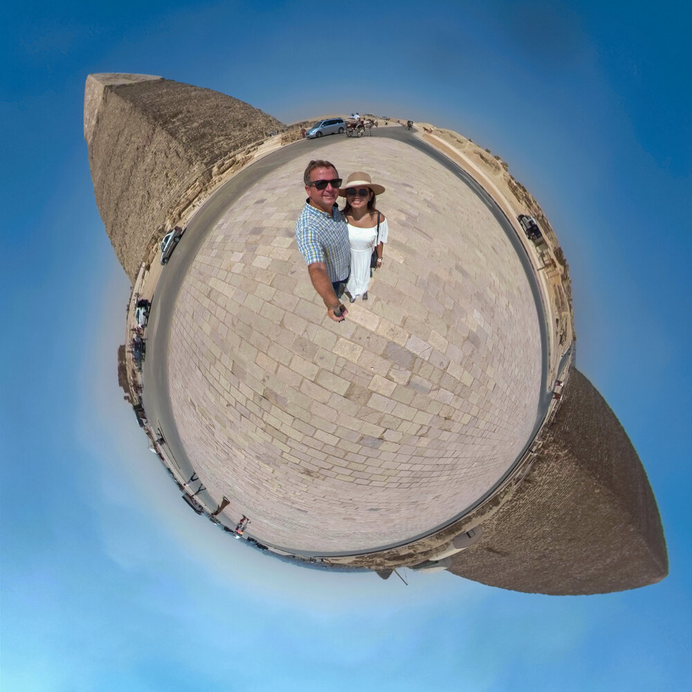 360 Little World at Great Pyramid and Pyramid of Khafre