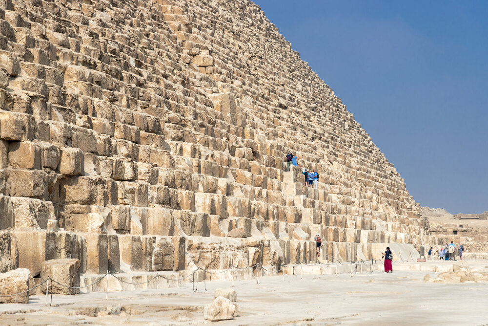 Alongside the Great Pyramid