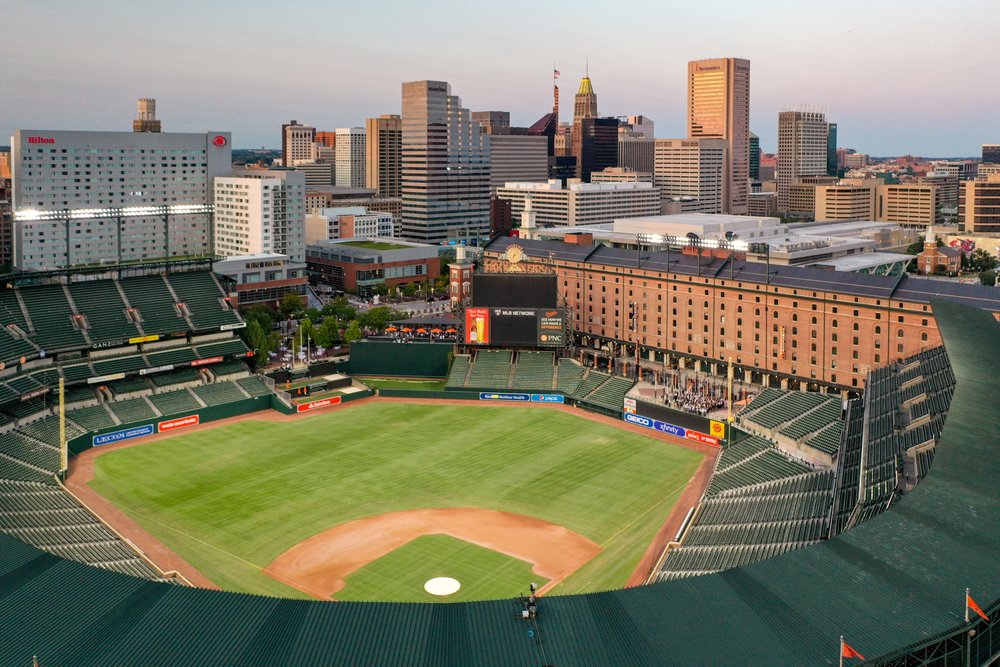 Baltimore Orioles Camden Yards Drone