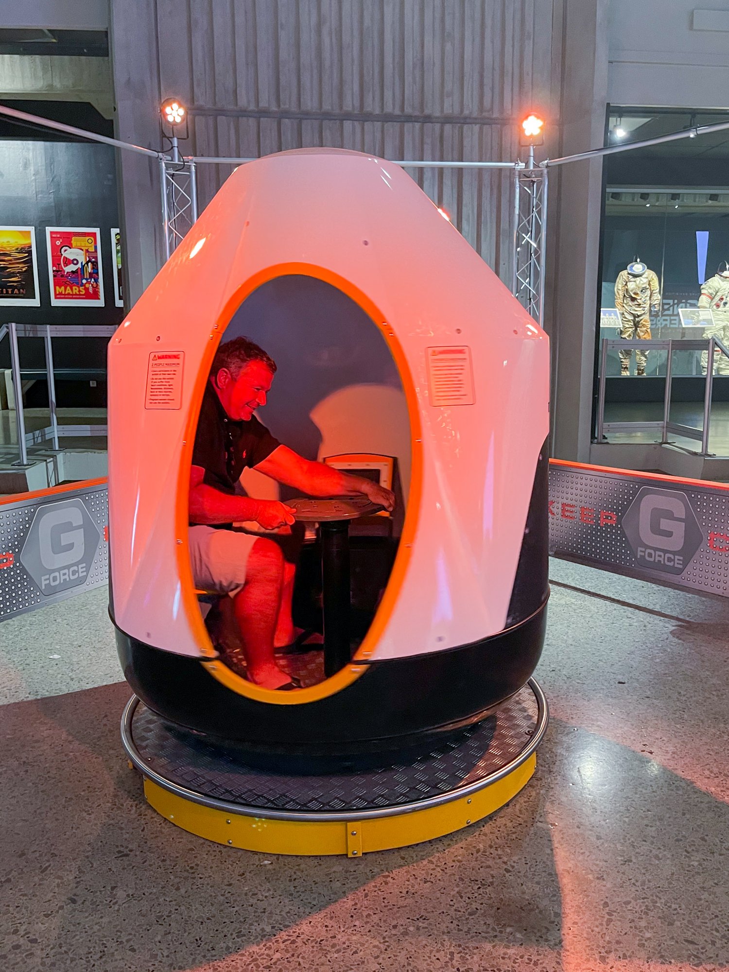 Spinning in the Centrifuge at U.S. Space &amp; Rocket Center