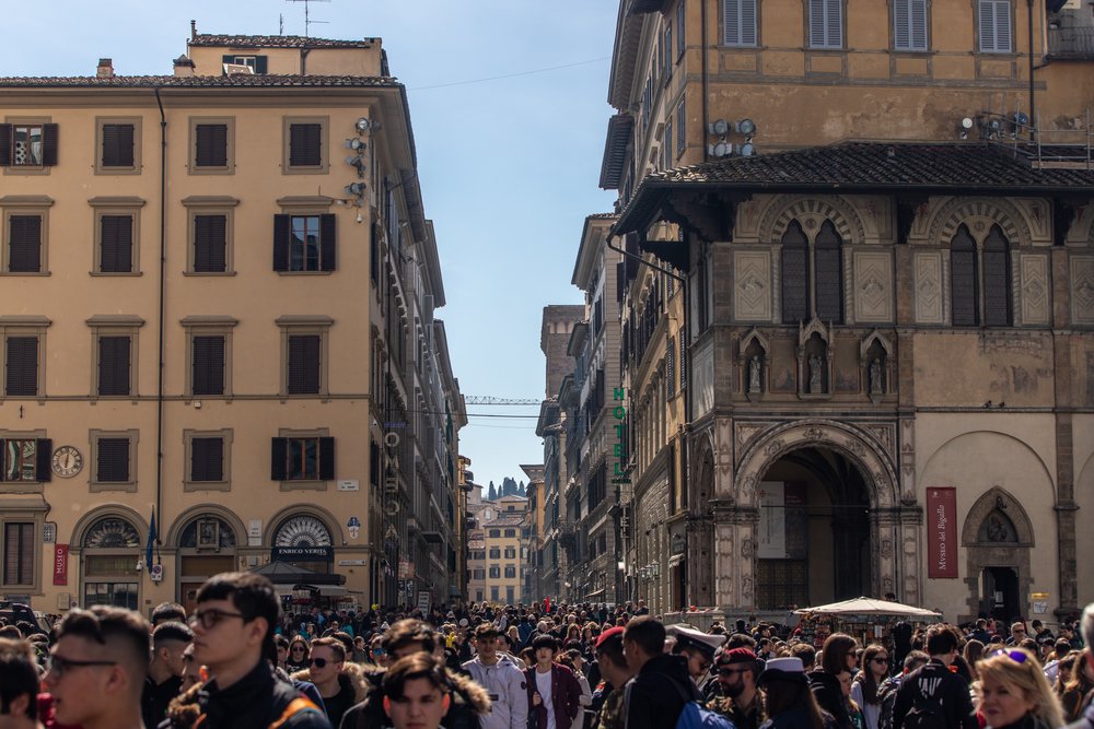 Tourists of Florence