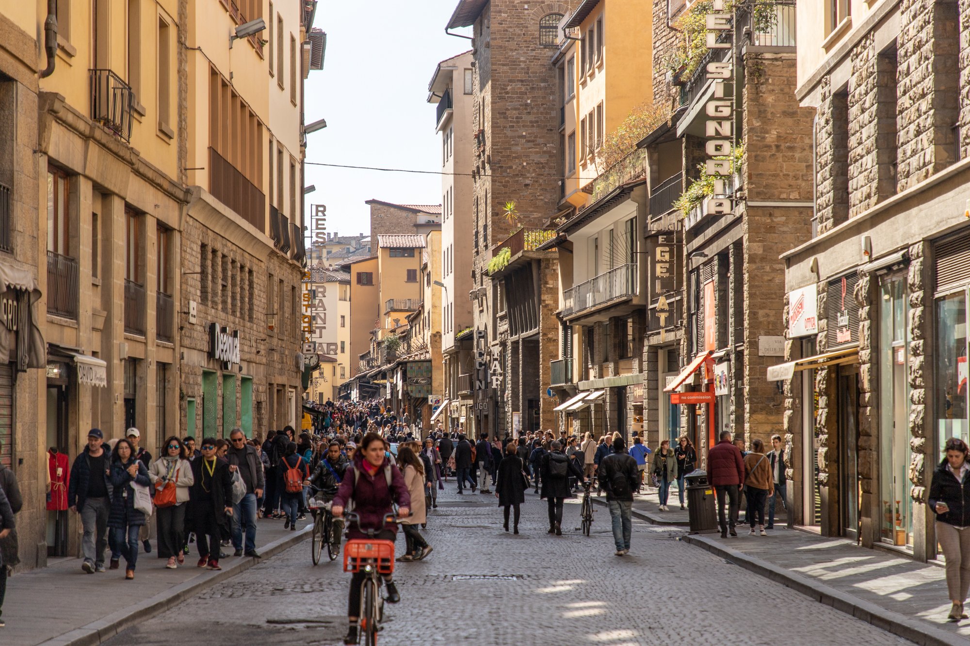 People of Florence Streets