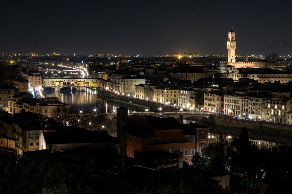 Overlooking Florence at Night