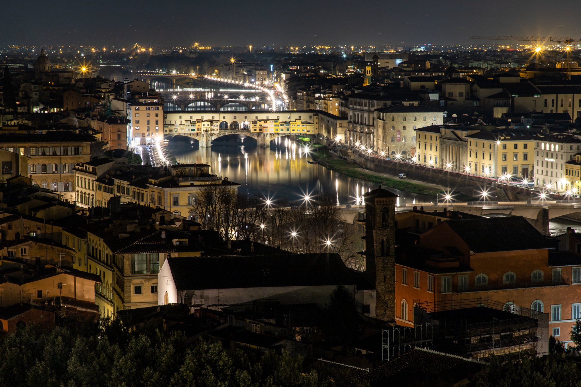 Exploring Florence at Night