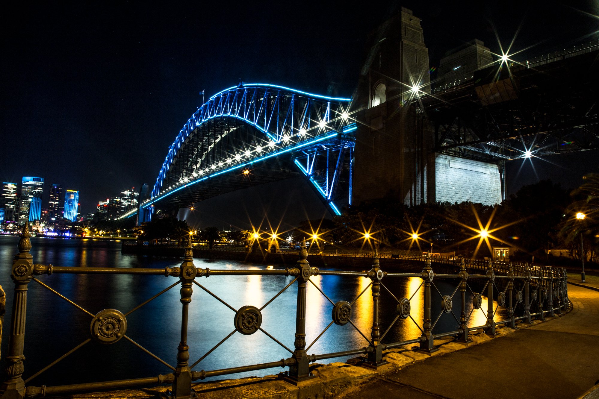 Sydney Harbor Bridge at Night