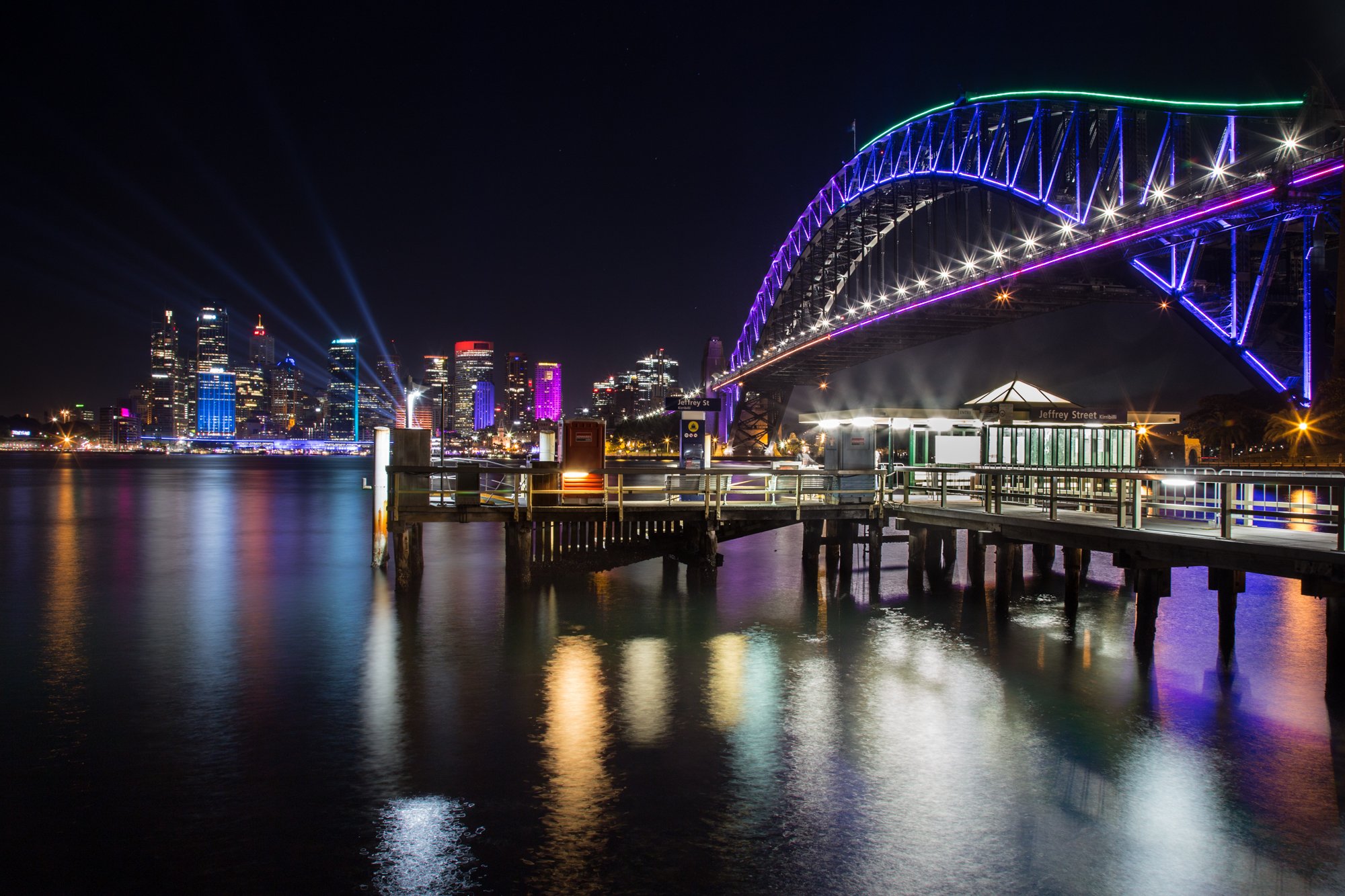 Sydney Harbor Bridge Long Exposure