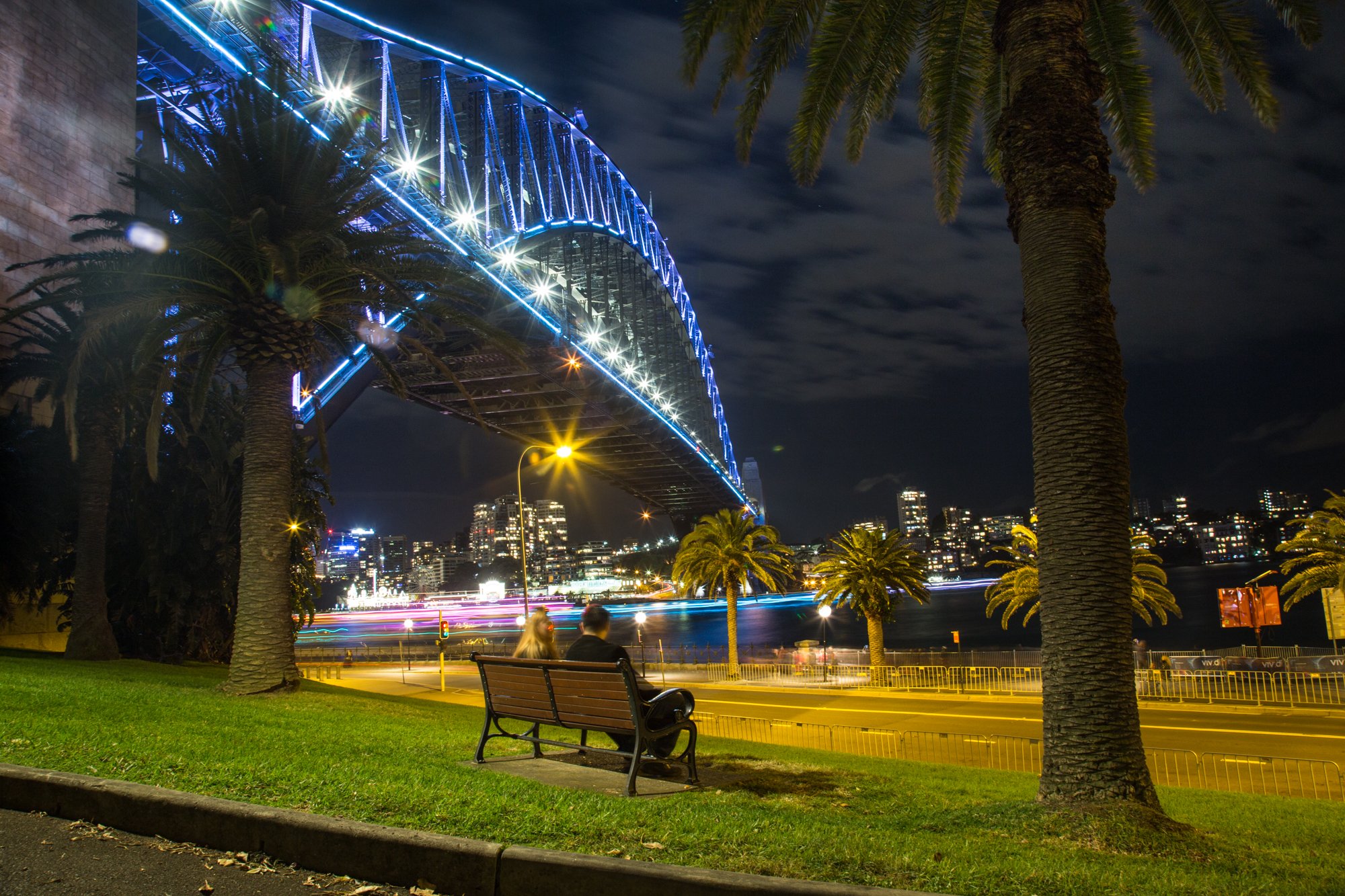 Under the Sydney Harbor Bridge from the Rocks