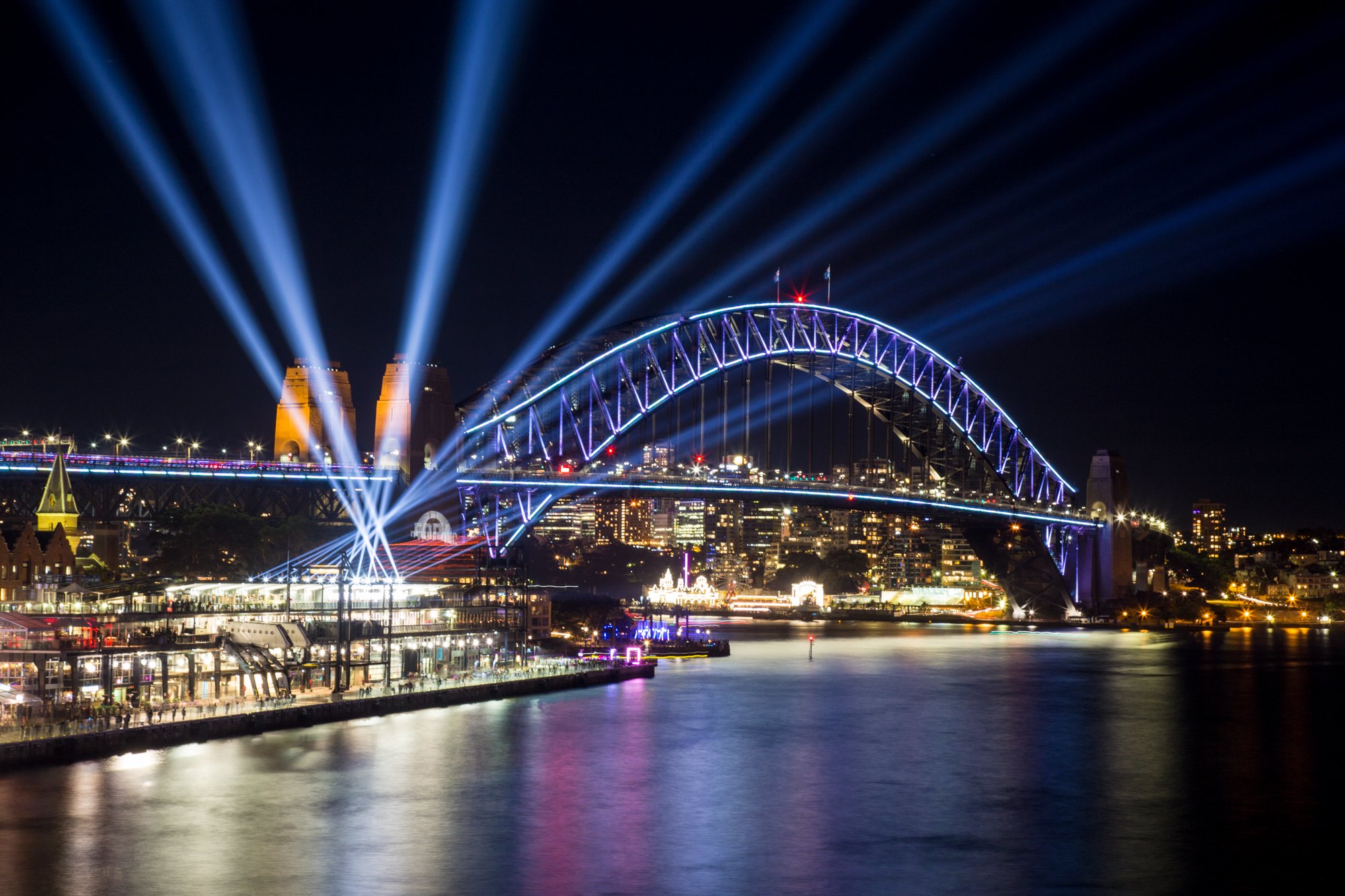 Lights Around The Rocks Vivid Sydney