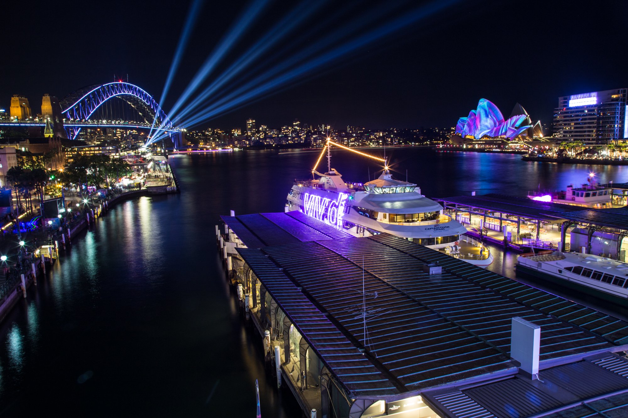 Circular Quay Vivid Sydney