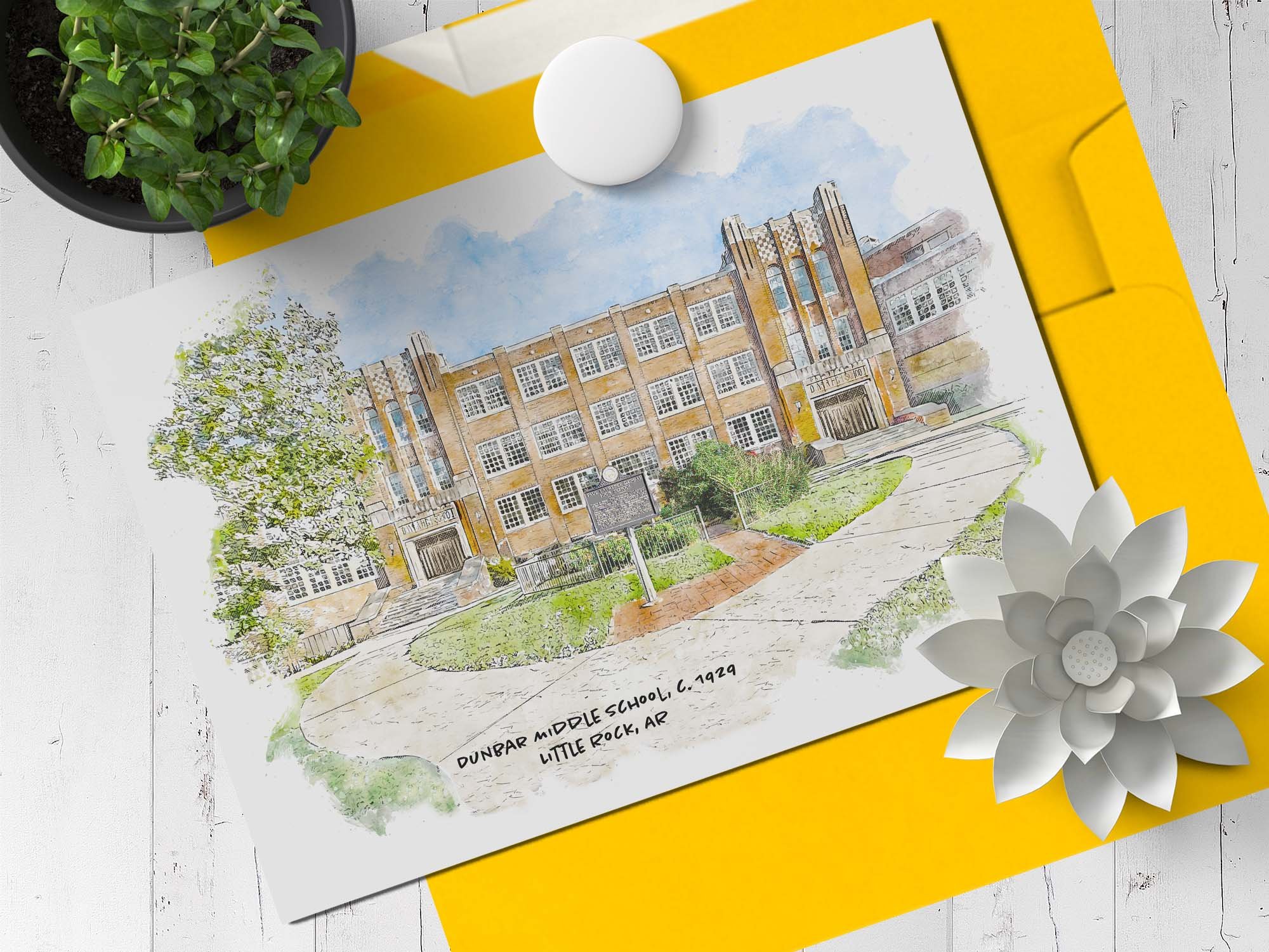 Dunbar Middle School_Mockup2_Yellow Envelope.jpg