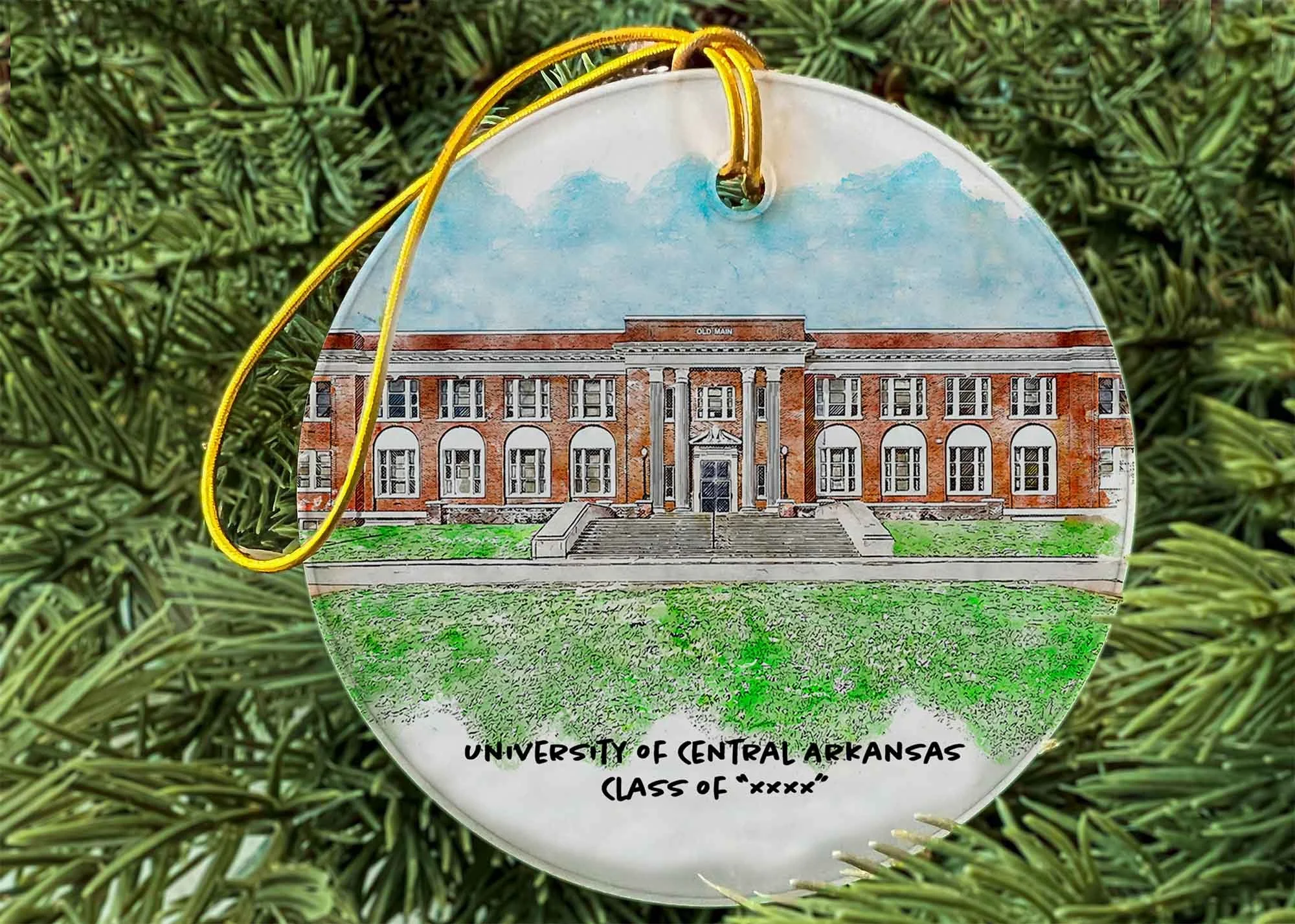 Old Main at UCA Graduation Year Ornament.jpg