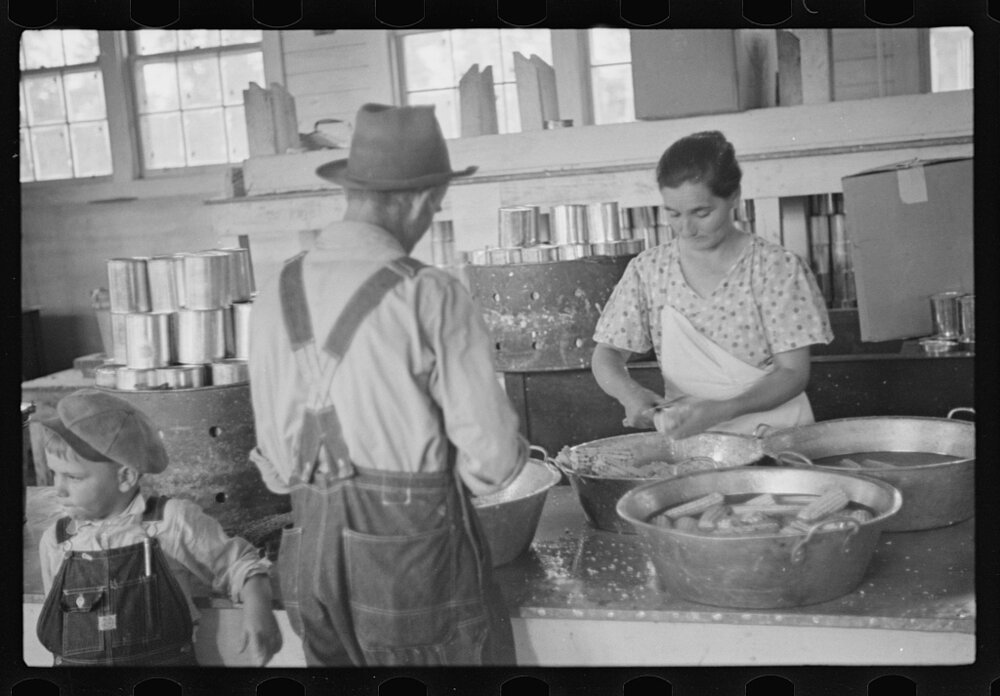 Community canning, Dyess Colony