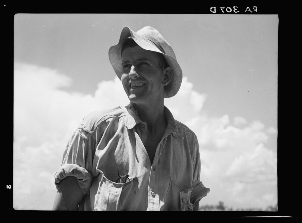 Young resettled farmer, Dyess Colony