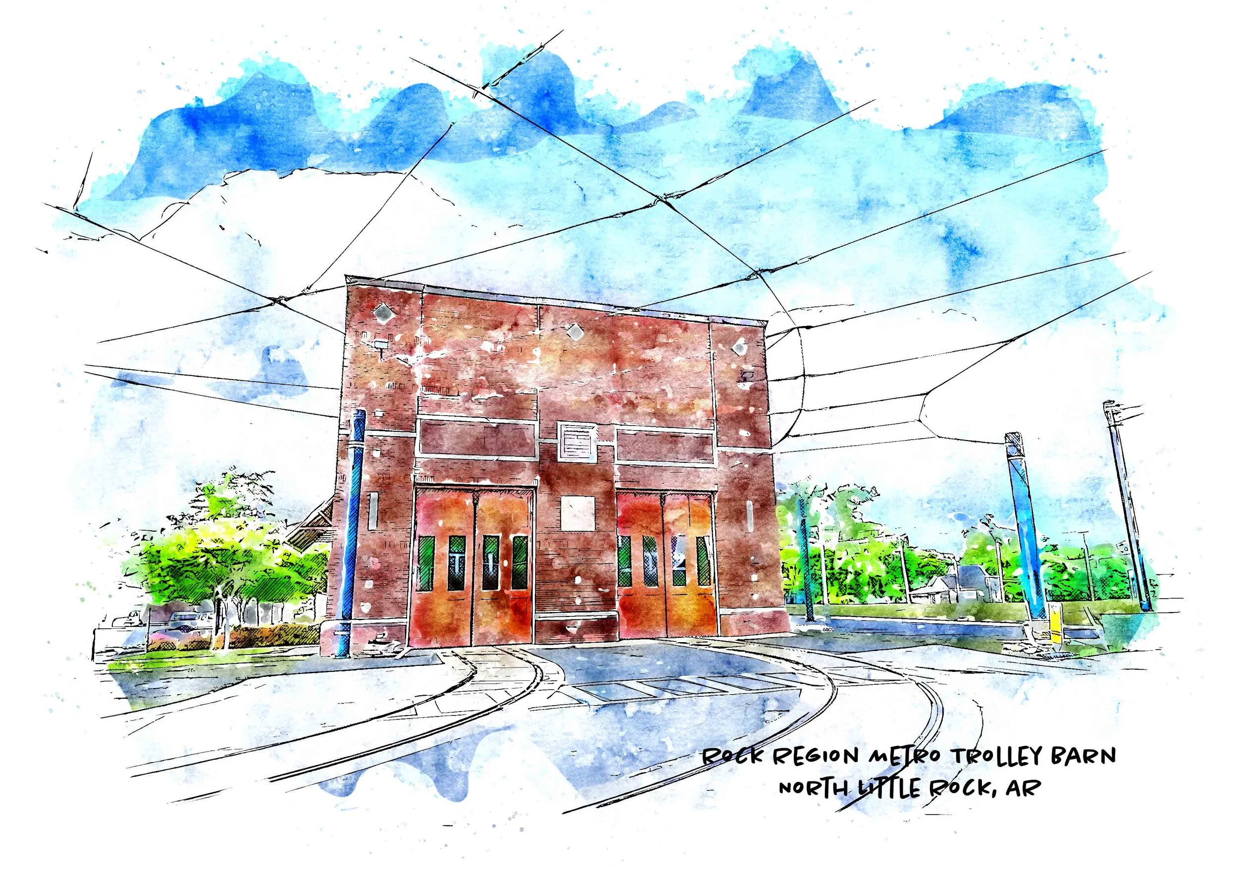 Rock Region Metro Trolley Barn, North Little Rock, Arkansas — She Studios