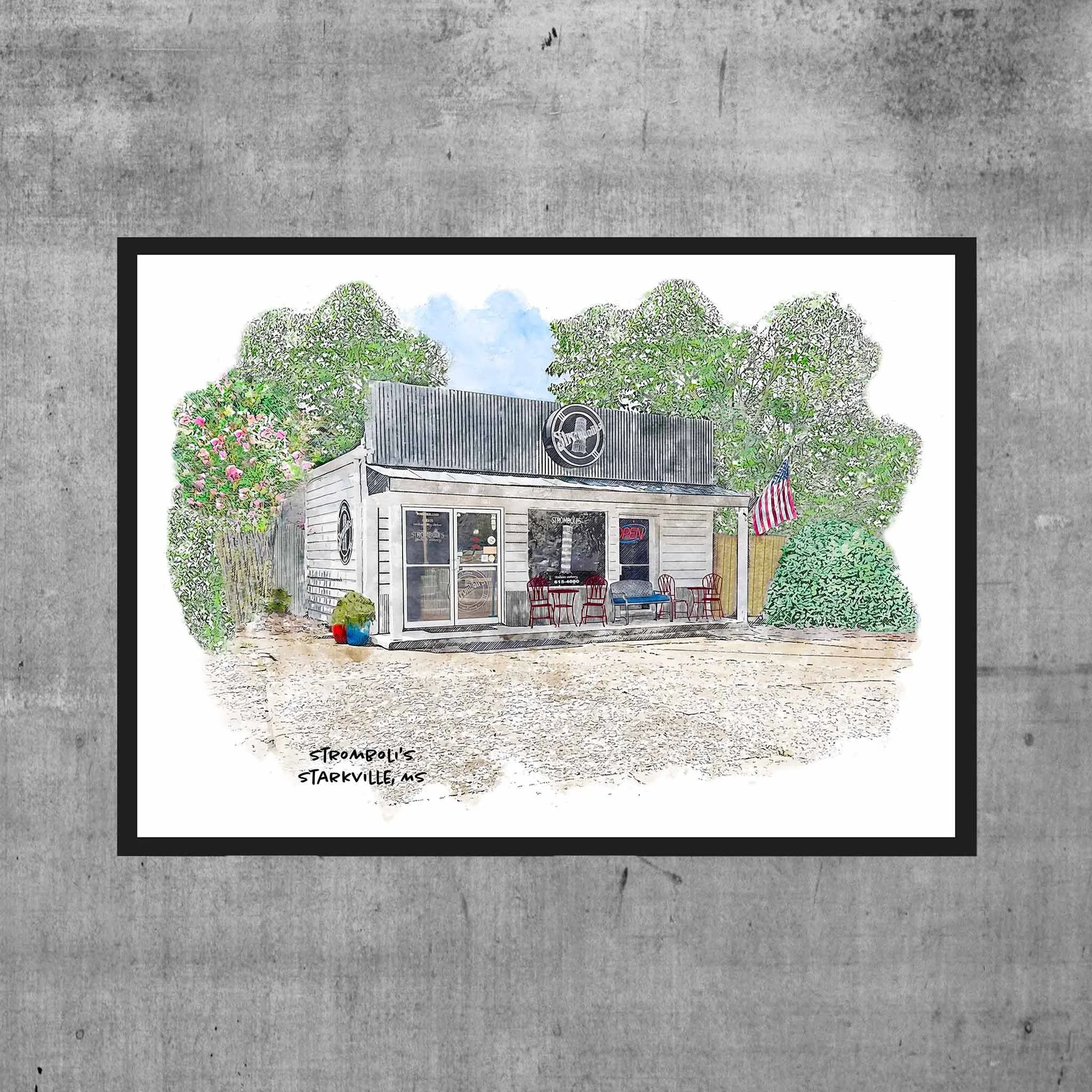 strombolis-starkville-mississippi-print_starkville-mississippi_mockup_11x14-framed.jpg