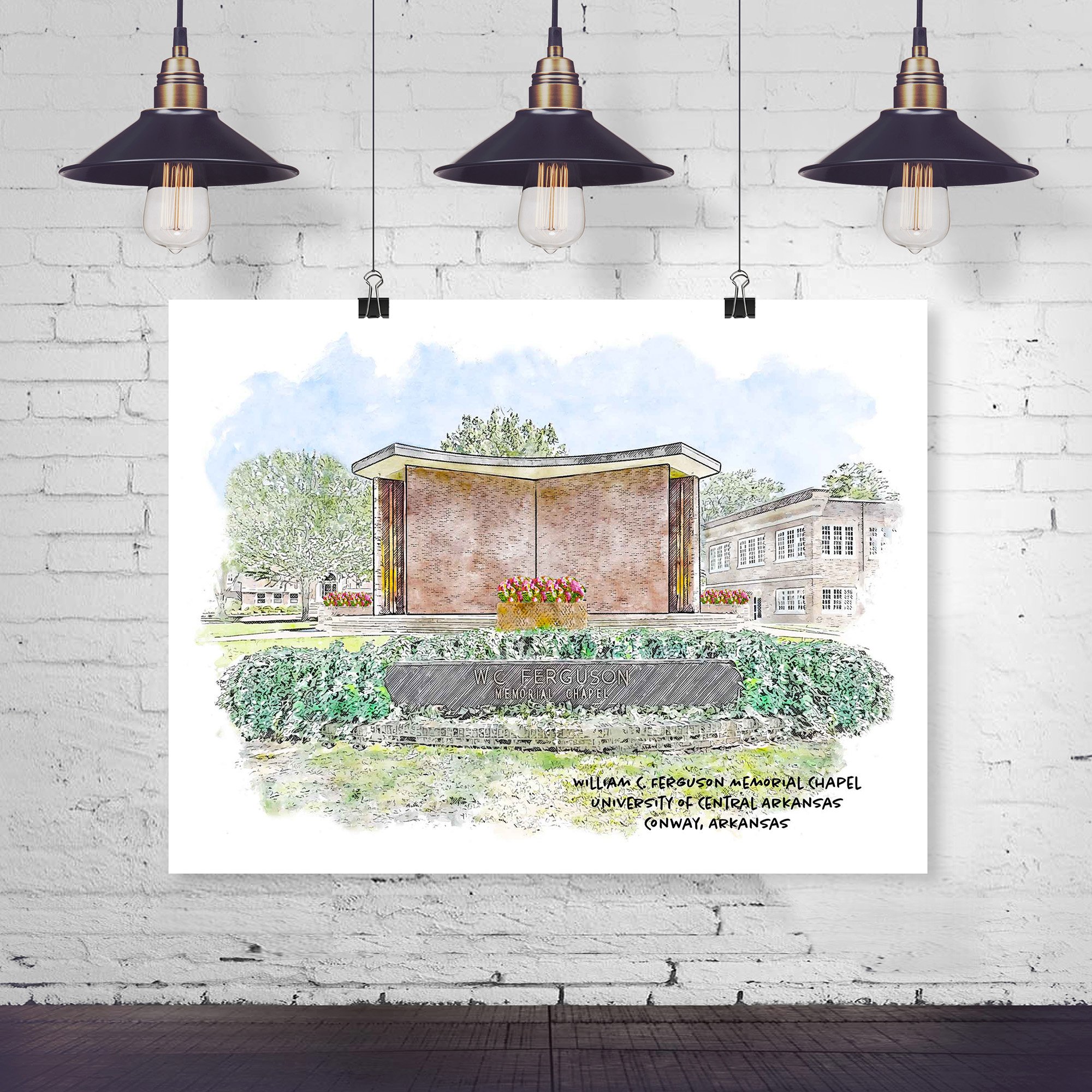 Ferguson Memorial Chapel at UCA Print_17X22_horizontalmockupwithlights.jpg