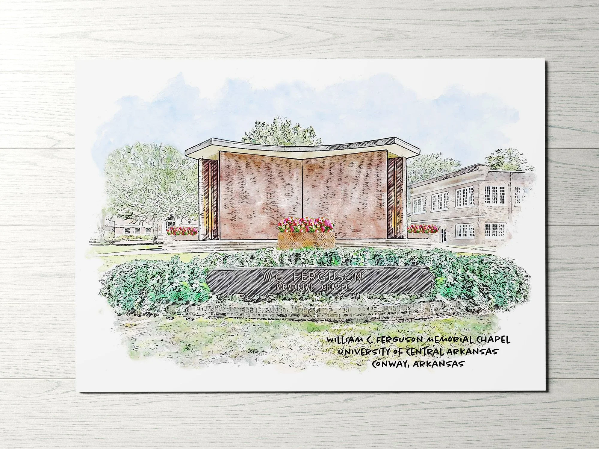 Ferguson Memorial Chapel at UCA Print_WoodHorizontal.jpg