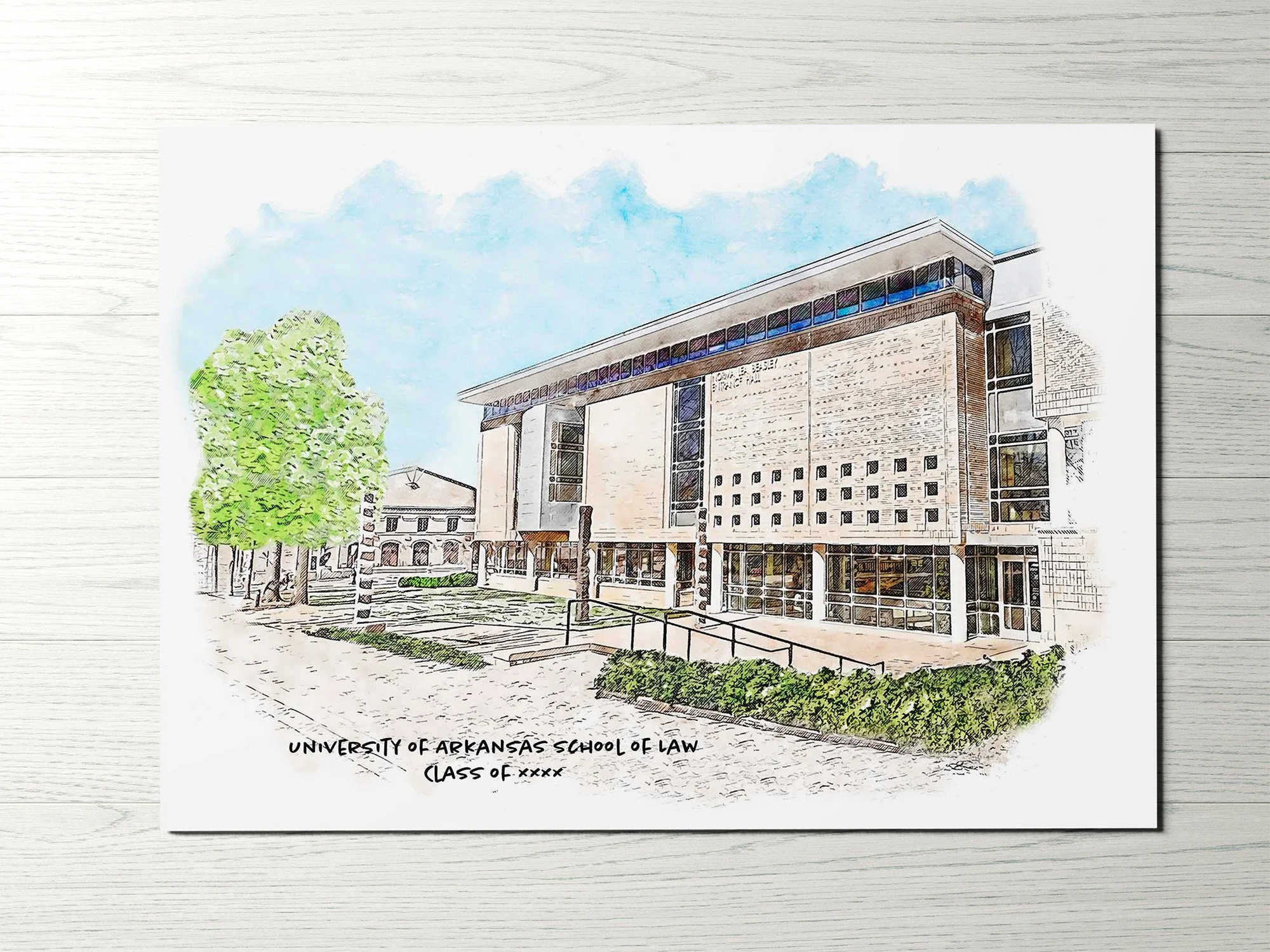 UARK School of Law Graduation Year Print_WoodHorizontal.jpg