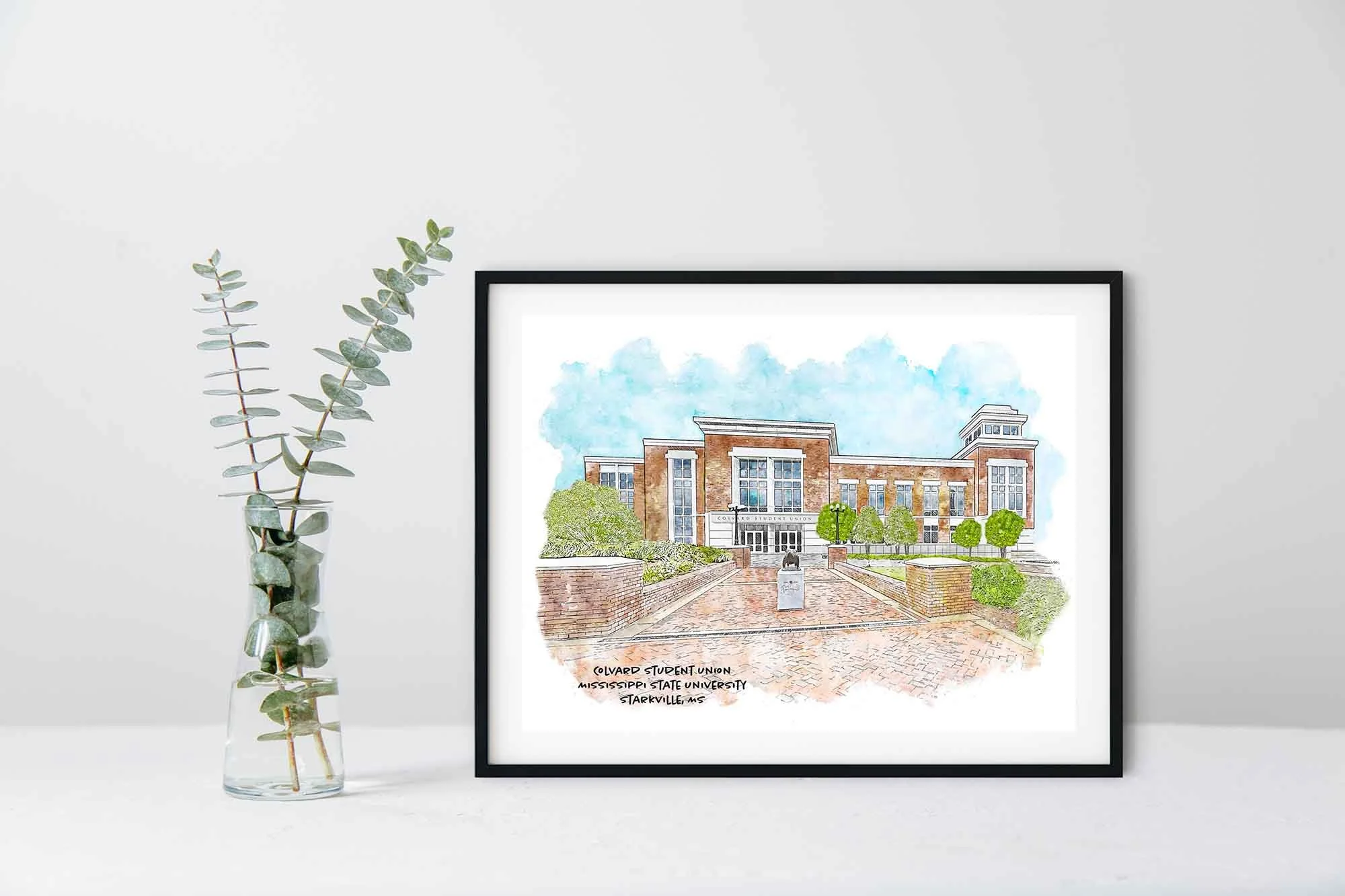 Colvard Student Union at Mississippi State University Framed Print.jpg