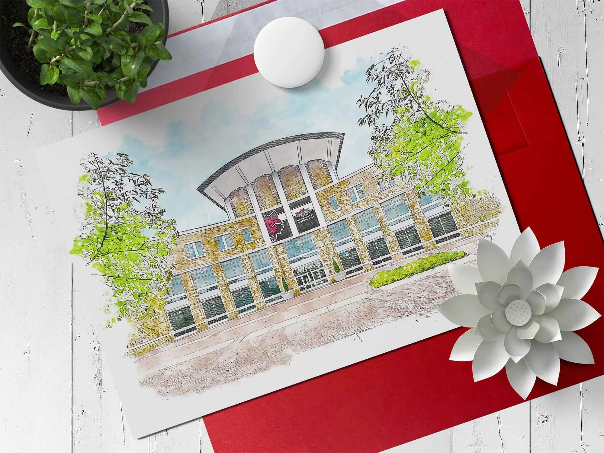 Reng Student Union at Arkansas State Note Card.jpg