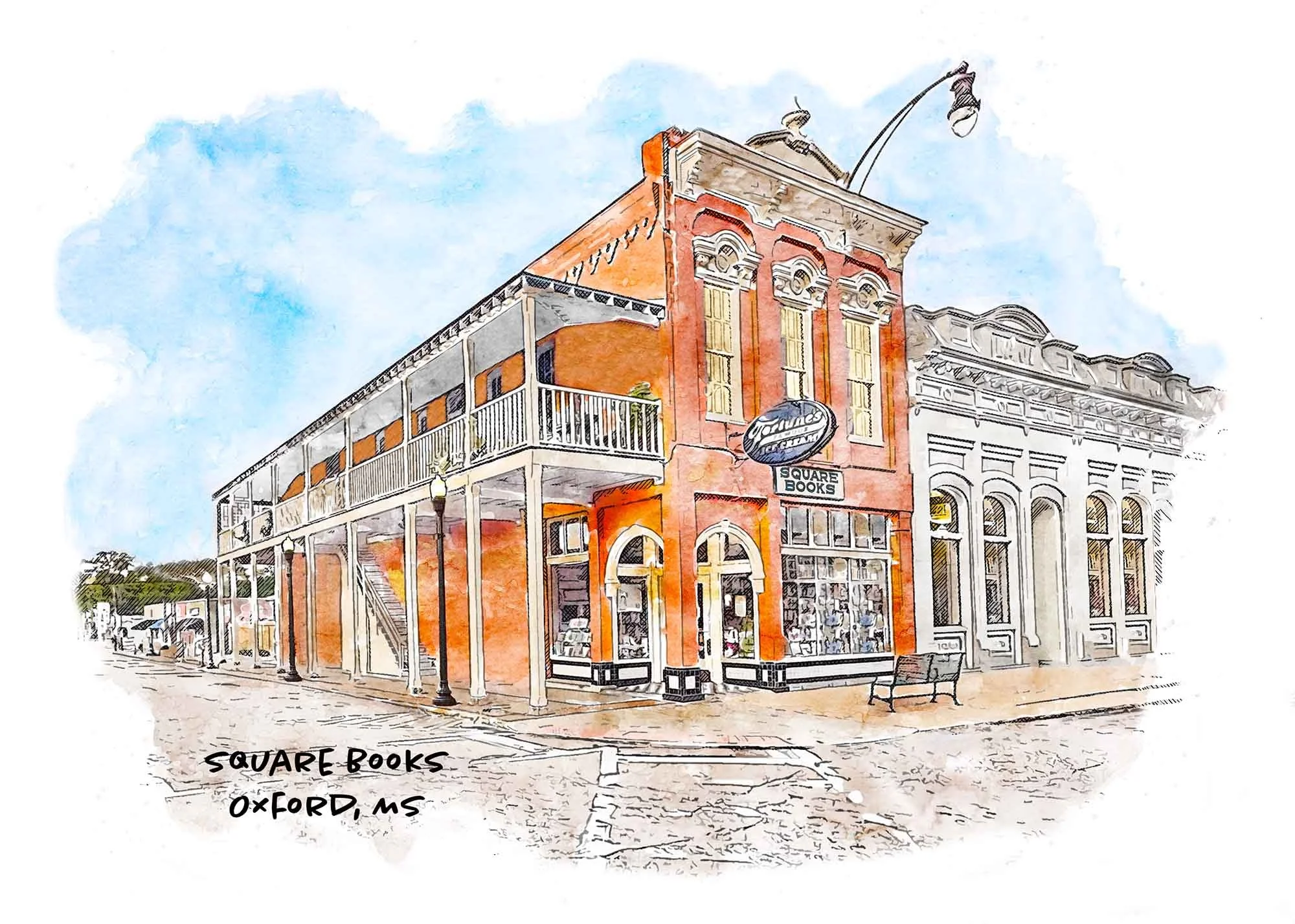 Square Books – Oxford, Mississippi Art Prints and More