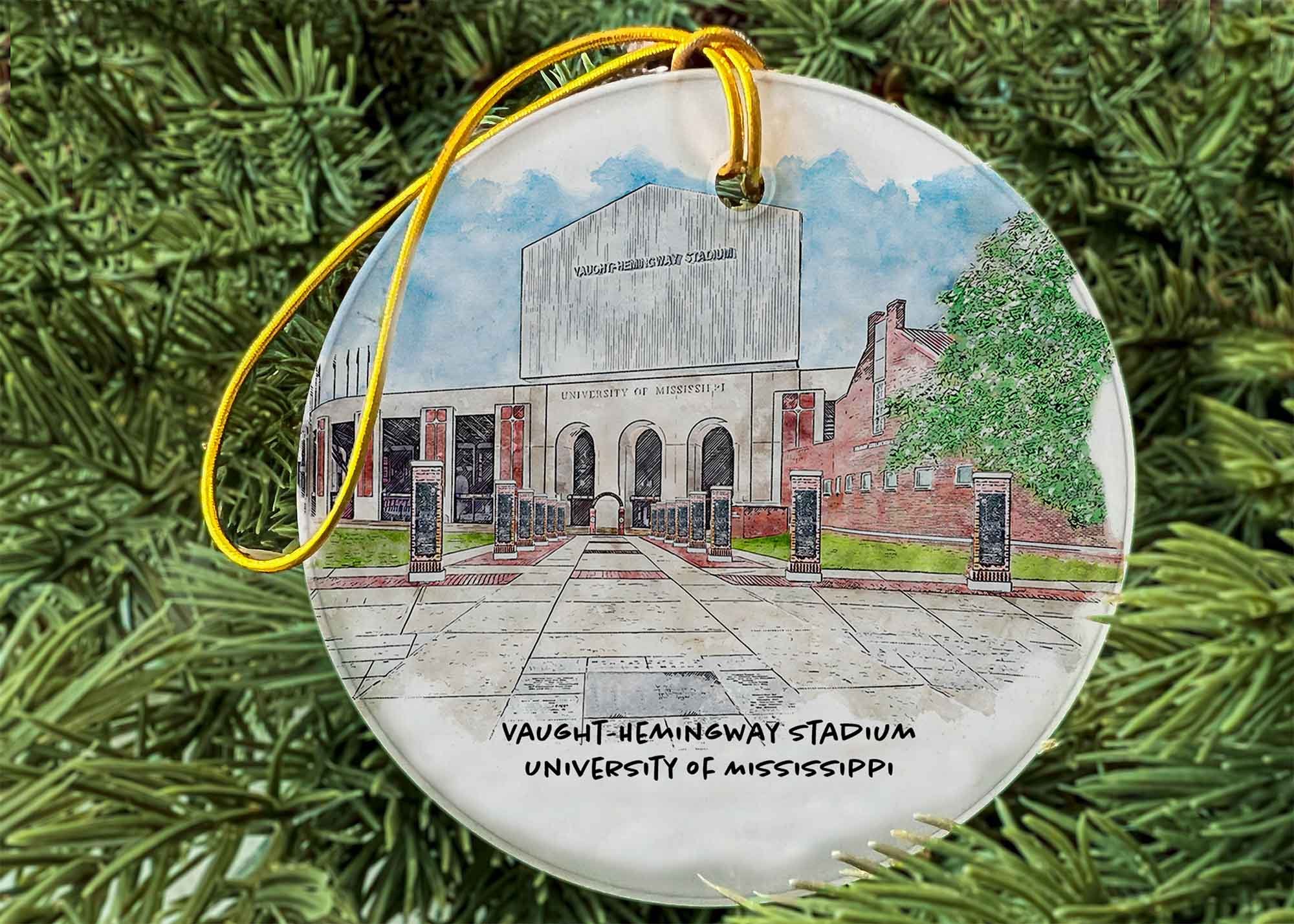 Vaught-Hemingway Stadium at Ole Miss Ornament.jpg