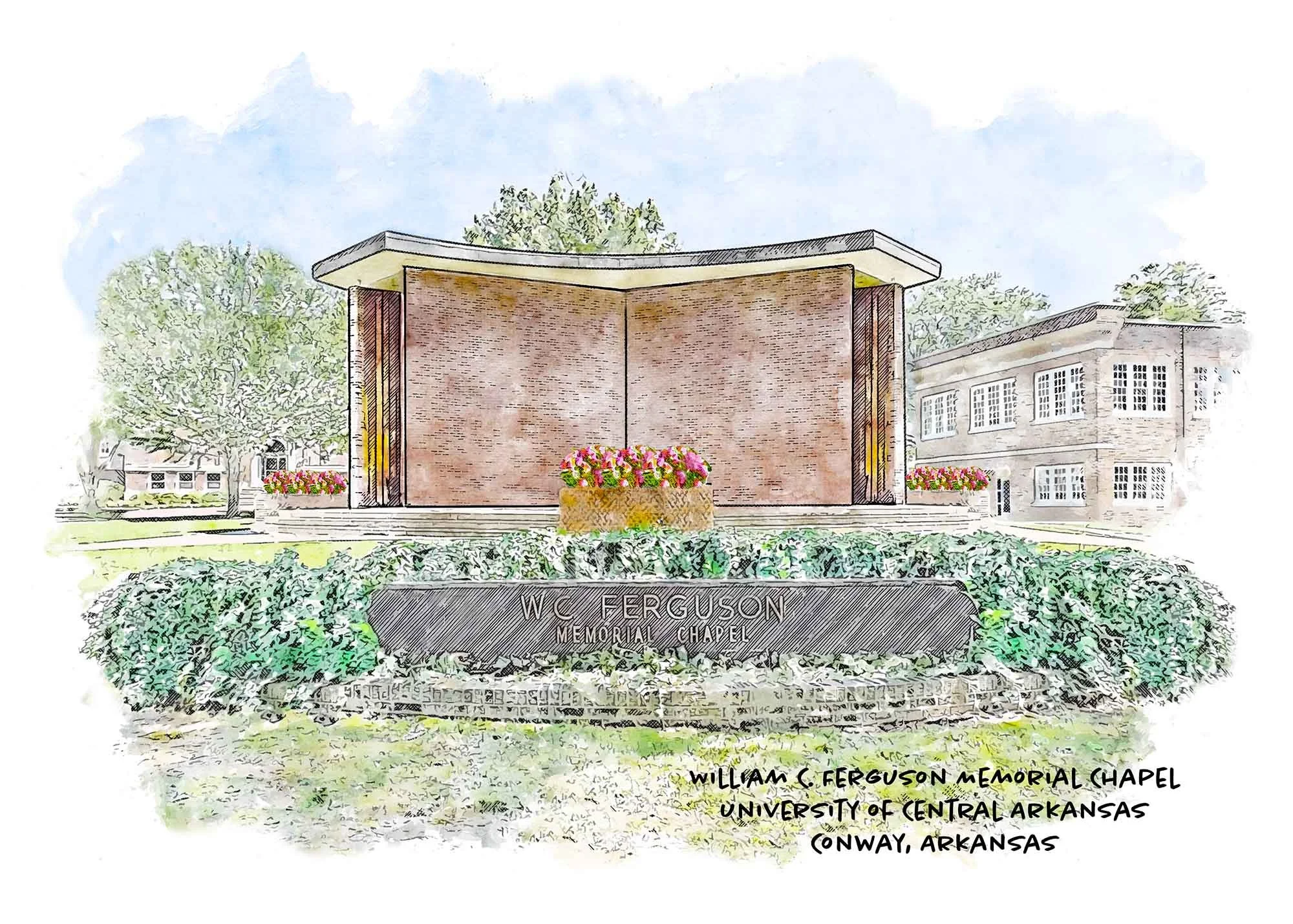 Ferguson Memorial Chapel at UCA Print.jpg