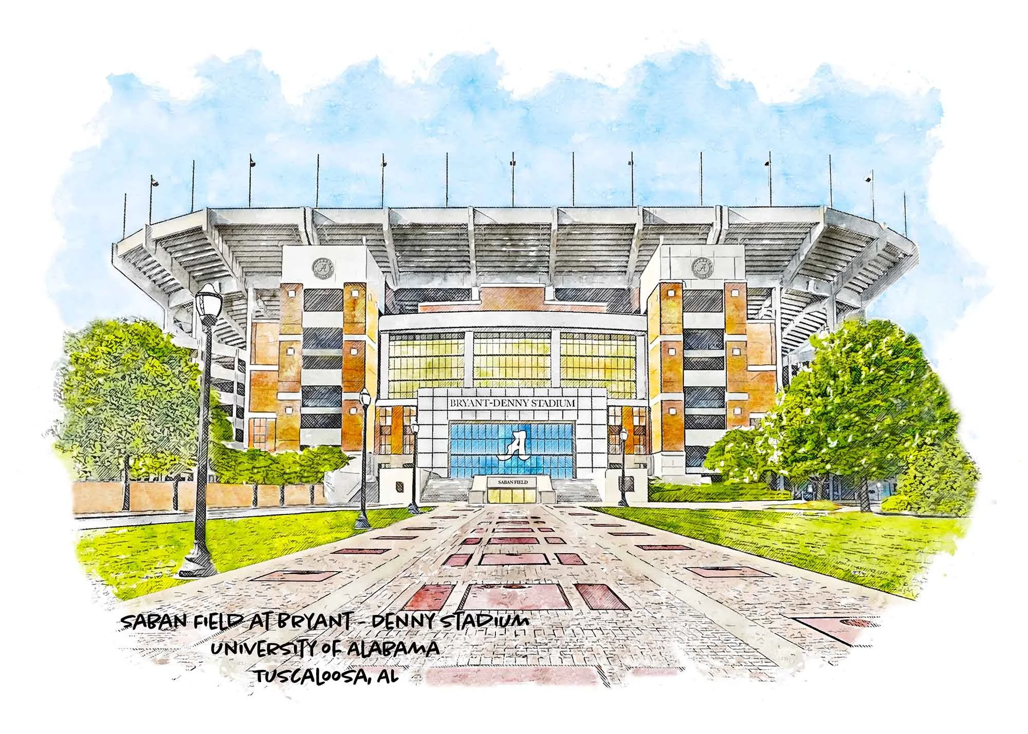 Saban Field at Bryant-Denny Stadium - University of Alabama