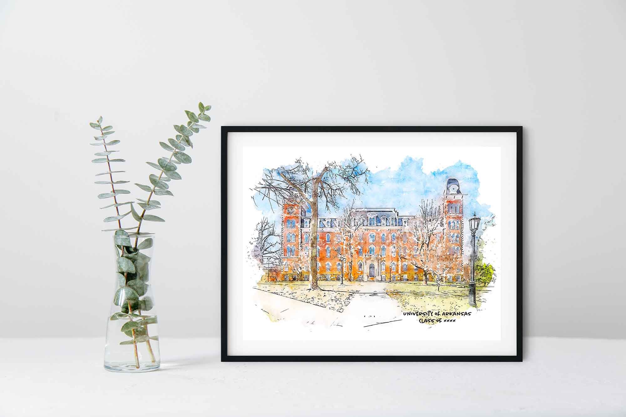 Old Mian Graduation Year Framed Print.jpg