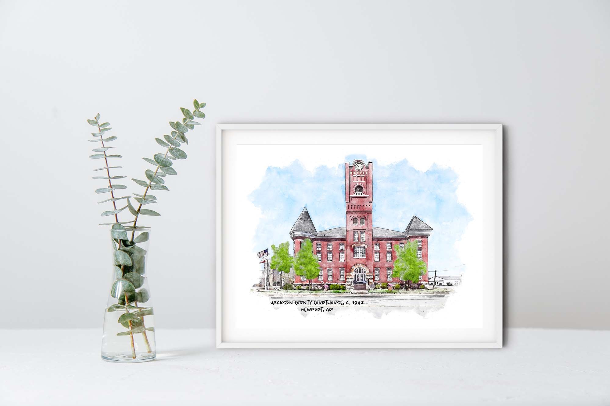 Jackson County Courthouse Eucalyptus.jpg