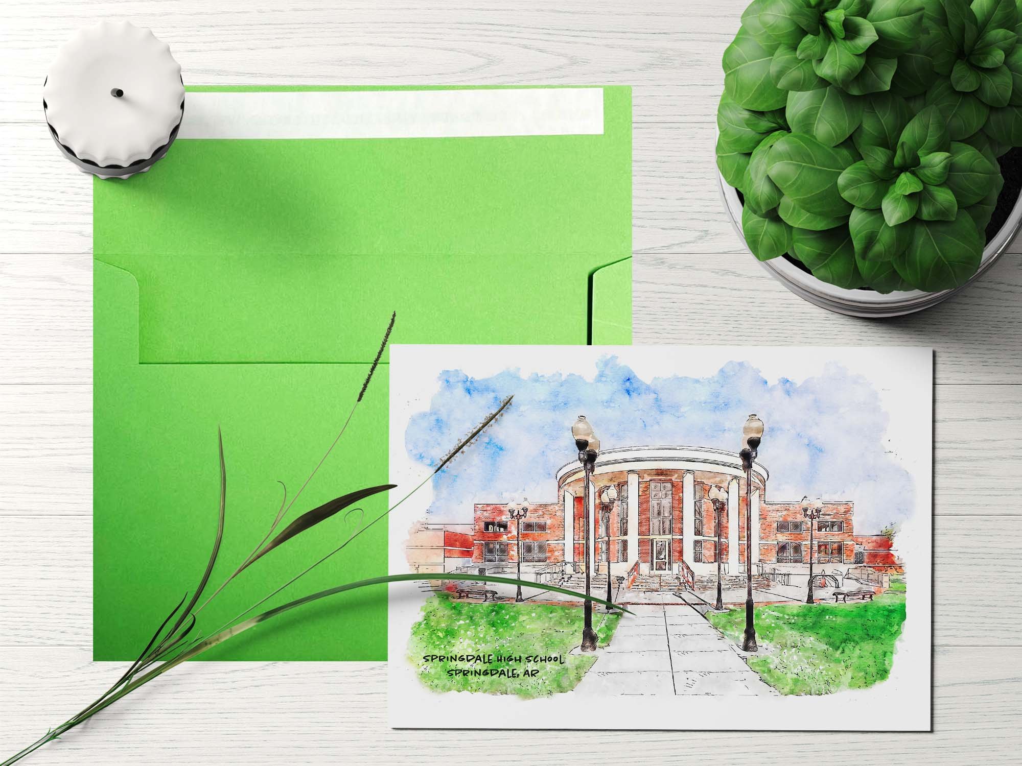 Springdale High School_Mockup7_Green Envelope.jpg