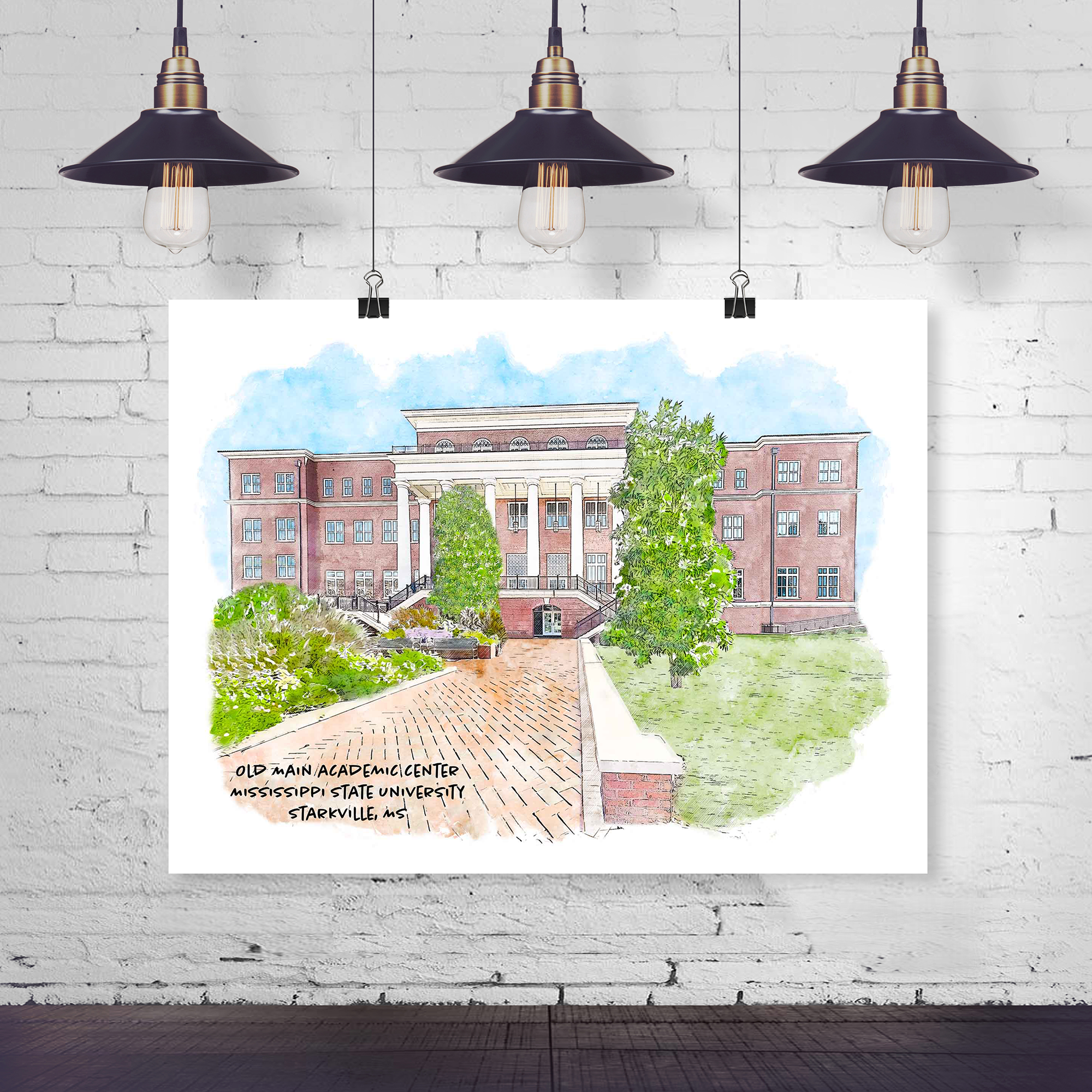 Old Main Academic Center at MSU Print_17X22_horizontalmockupwithlights.png