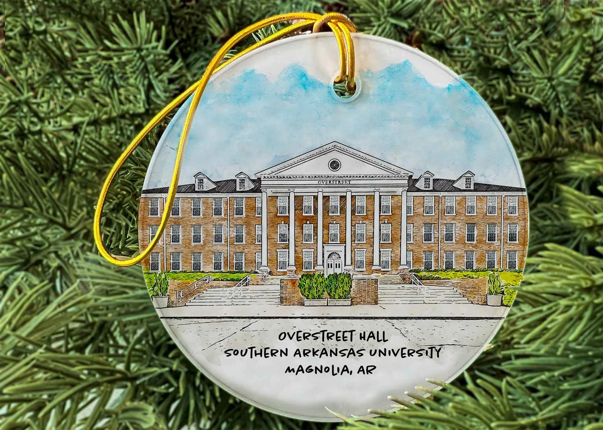 Overstreet Hall at Southern Arkansas University Ornament.jpg