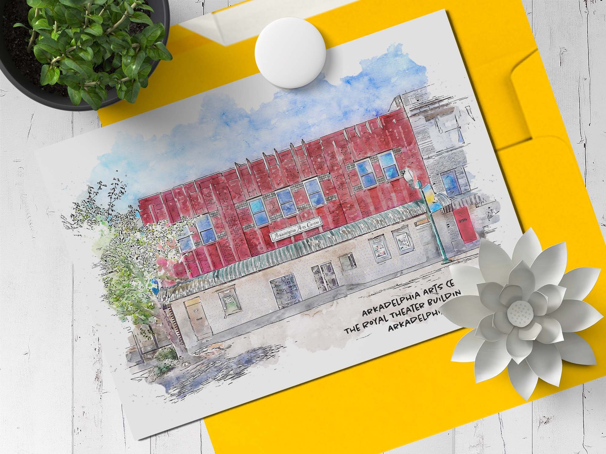 Arkadelphia Arts Center_Mockup2_Yellow Envelope.jpg