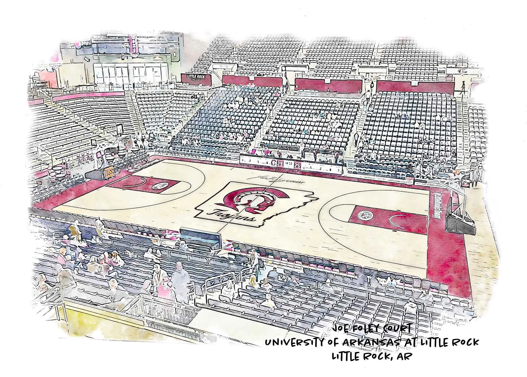 Joe Foley Court at UALR Print.jpg